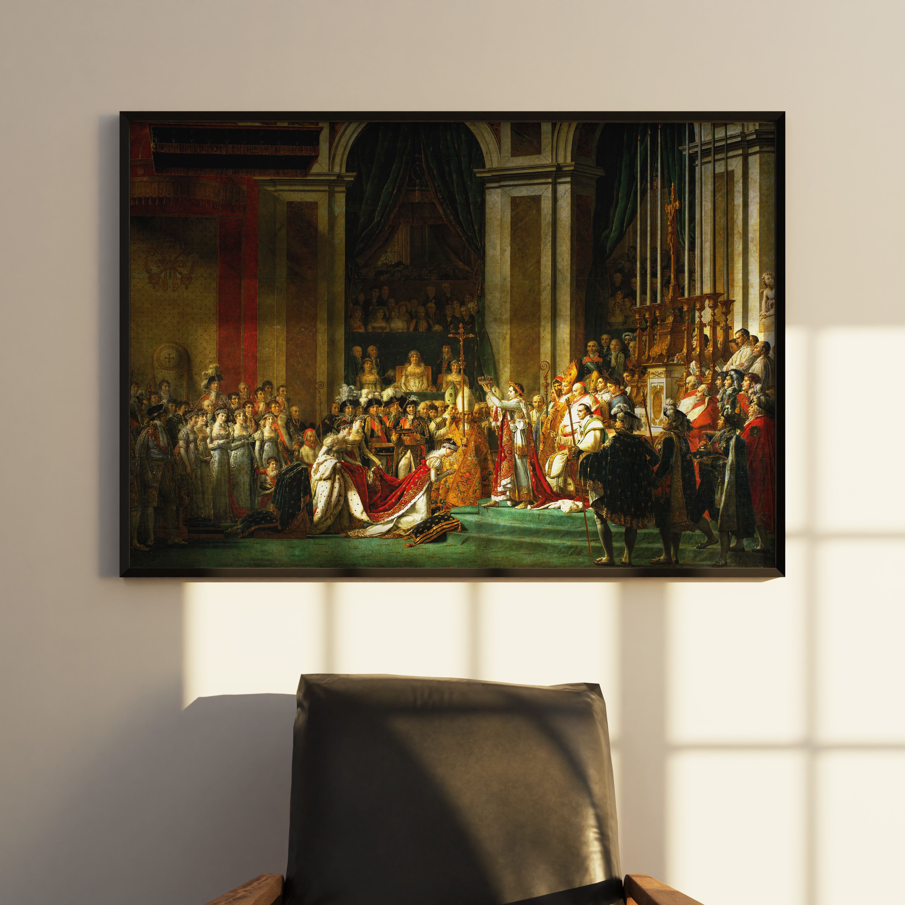 Jacques Louis David - Napolyon'un Taç Giyme Töreni Poster