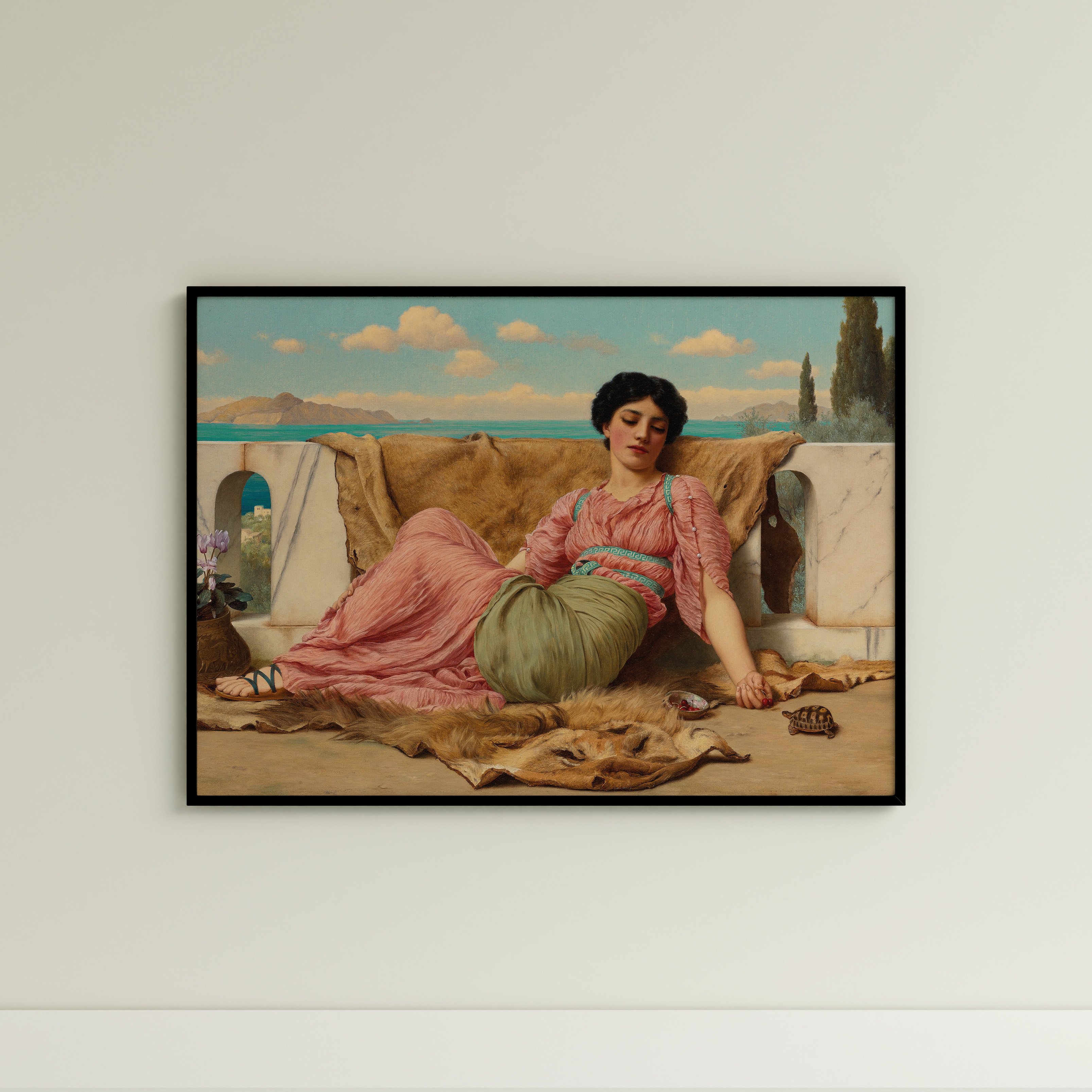 John William Godward - Sakin Evcil Hayvan Poster