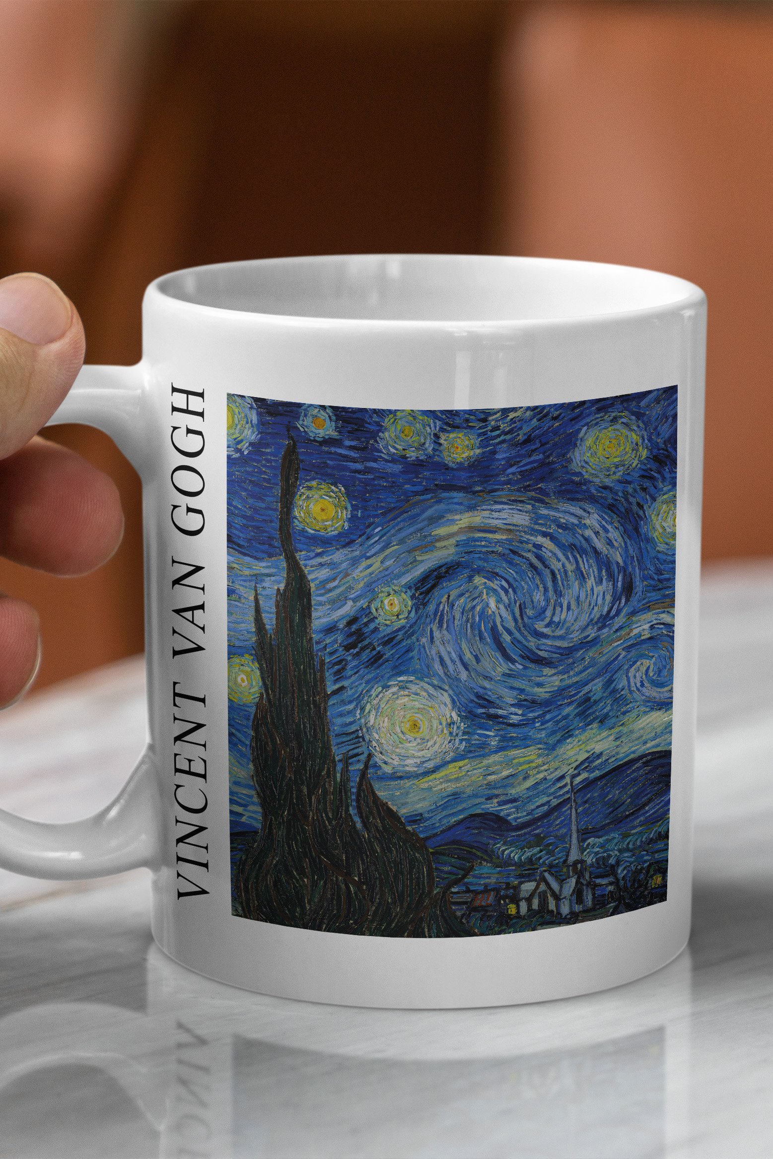 Vincent van Gogh - Yıldızlı Gece Kupa Bardak