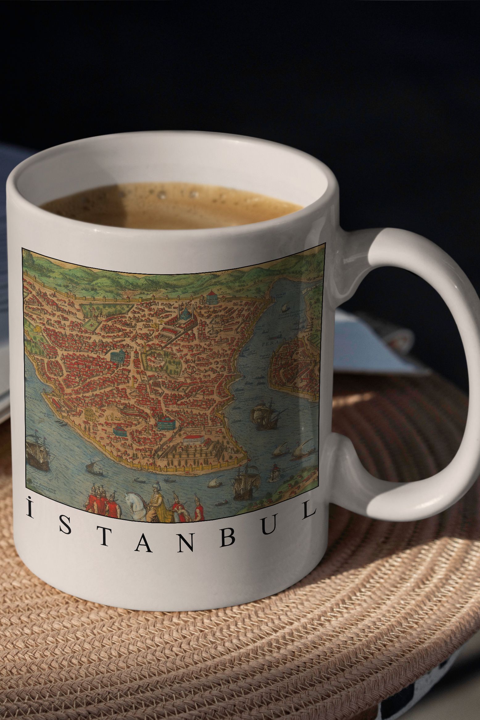 İstanbul Haritası (16. yüzyıl) Kupa Bardak