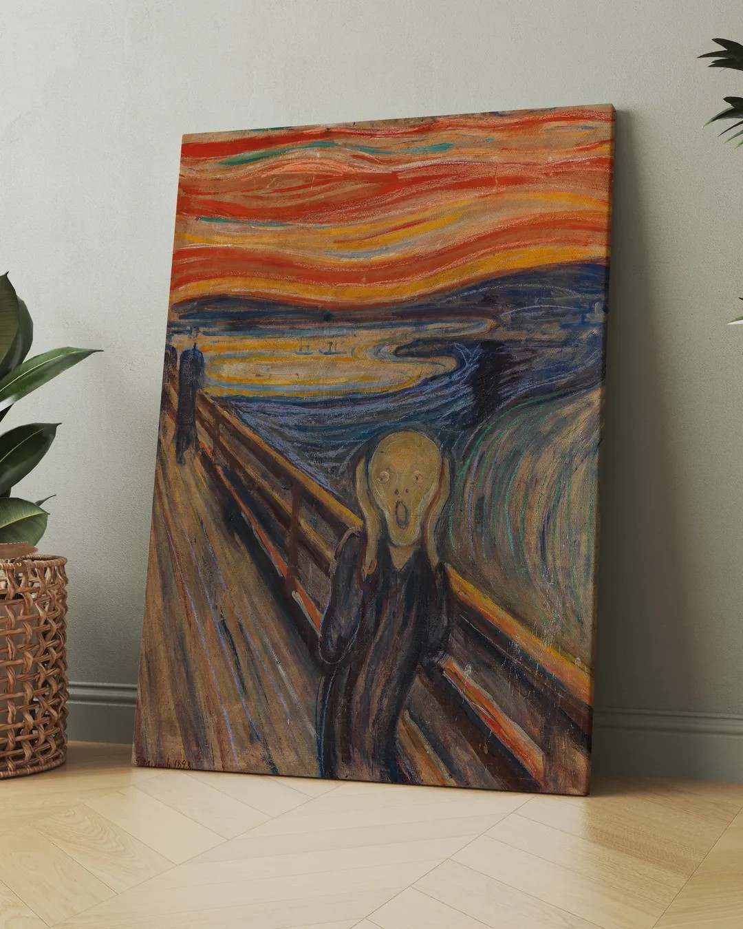 Edvard Munch - Çığlık (The Scream) Kanvas Tablo