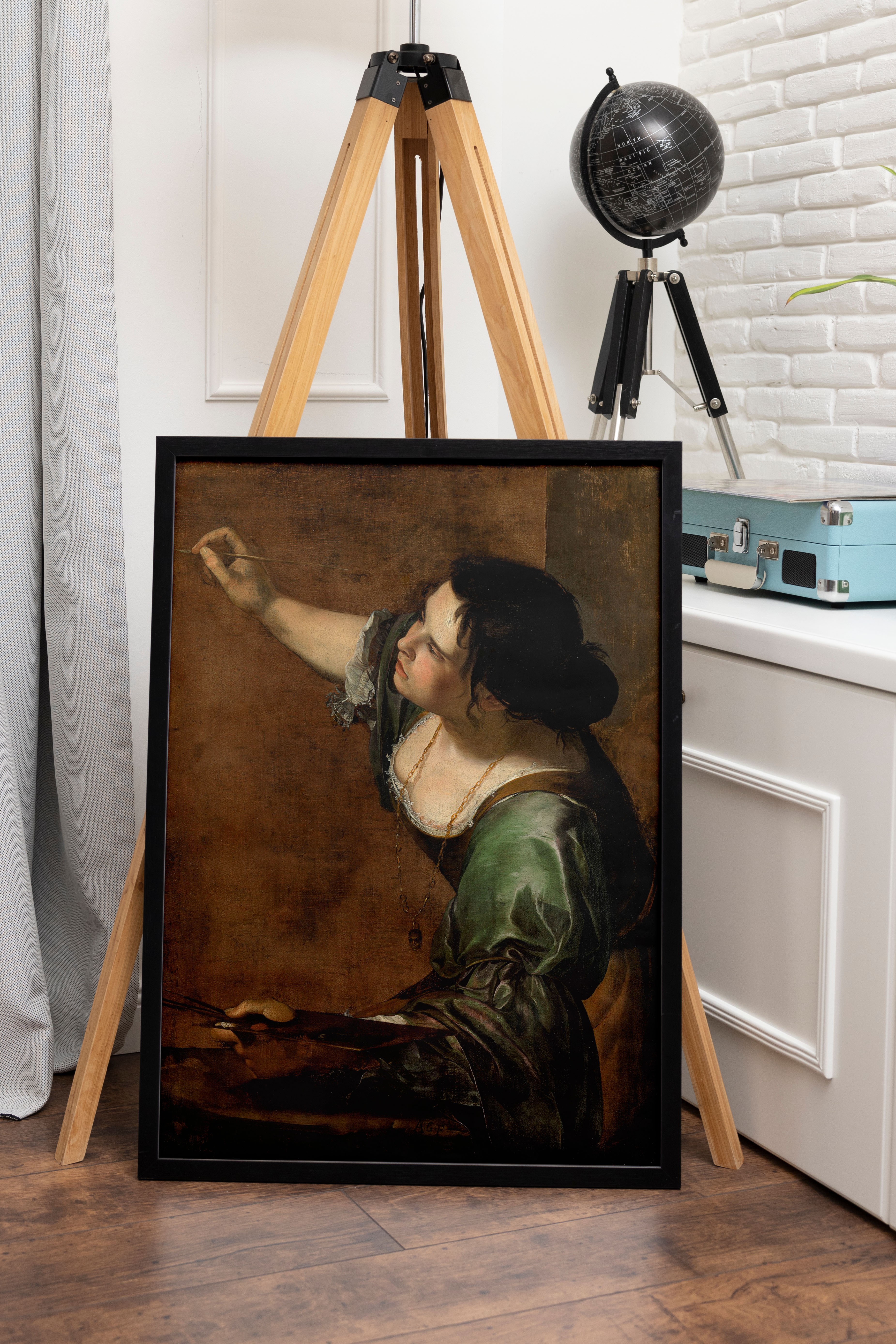 Artemisia Gentileschi - Resmin Alegorisi Olarak Otoportre Poster