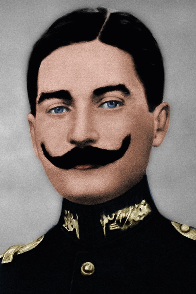 Kurmay Kıdemli Yüzbaşı Mustafa Kemal Renklendirme Poster