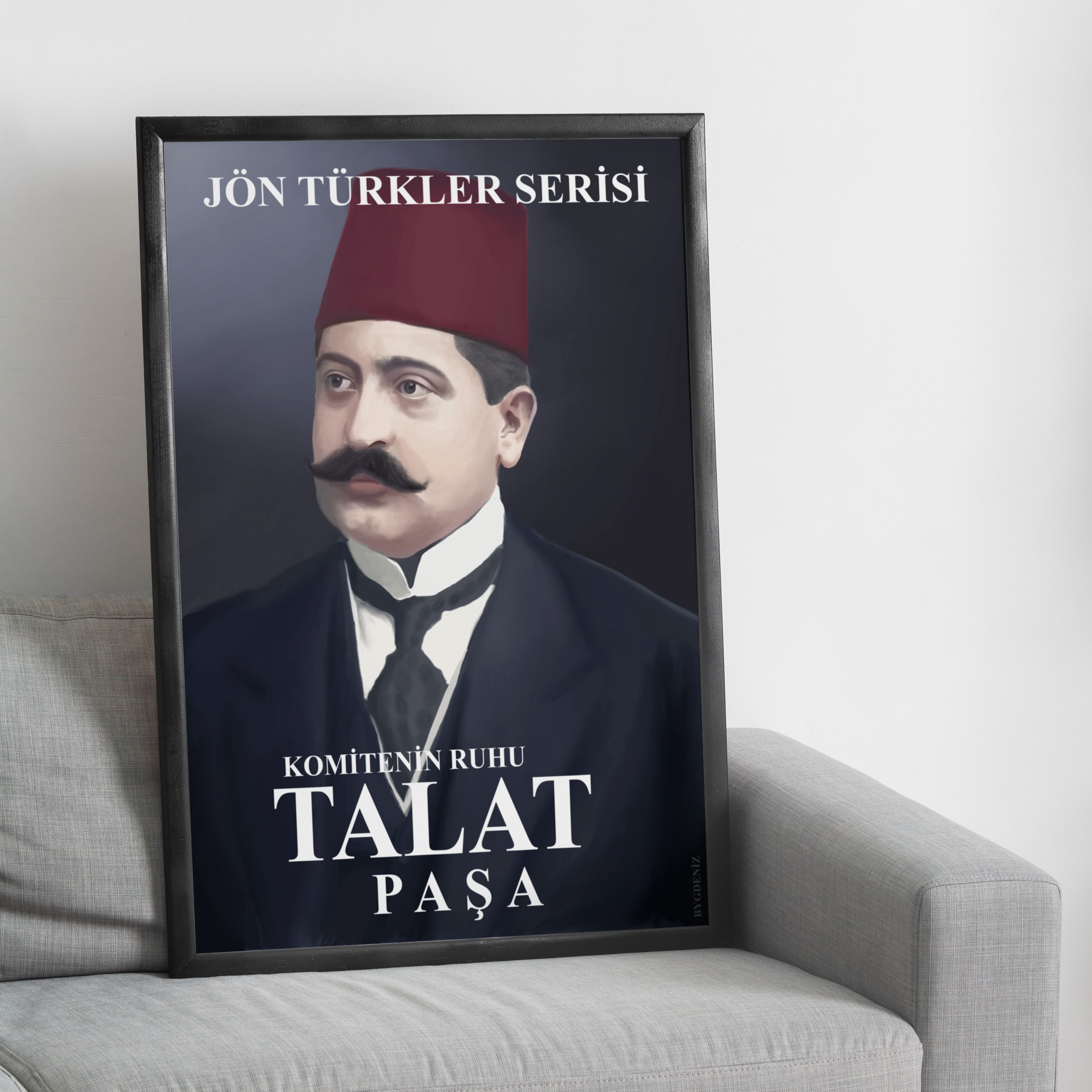 Talat Paşa Özel Tasarım Poster (Jeunes Turcs Series)