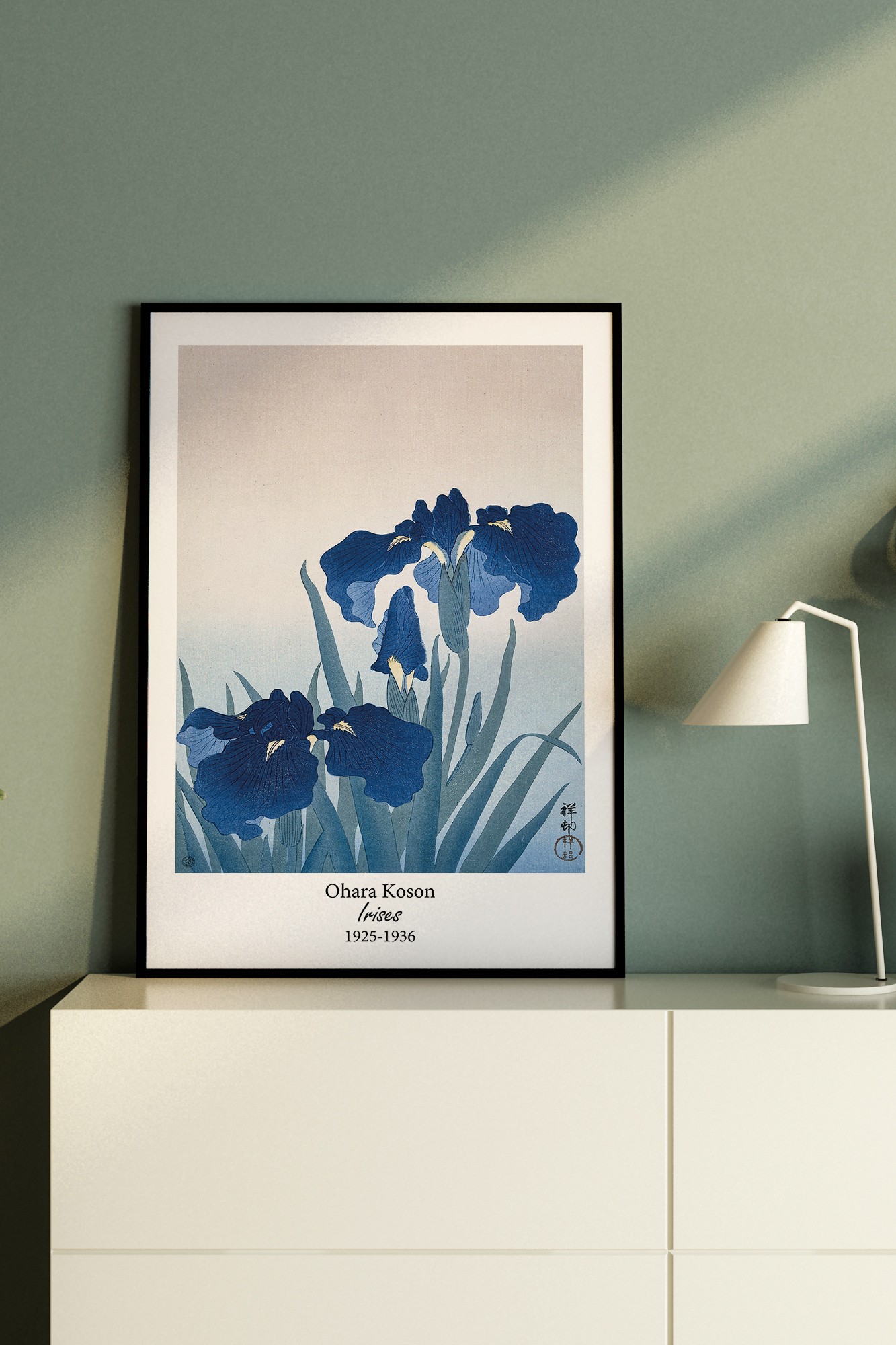 Ohara Koson - Irises (Süsen) Poster