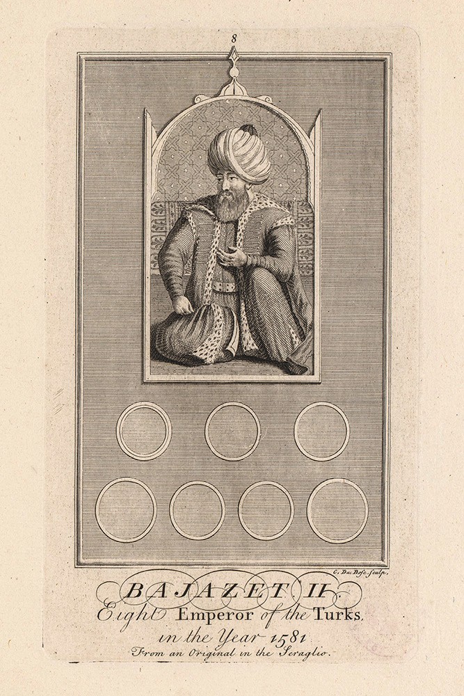 Sultan II. Bayezid Gravür Poster