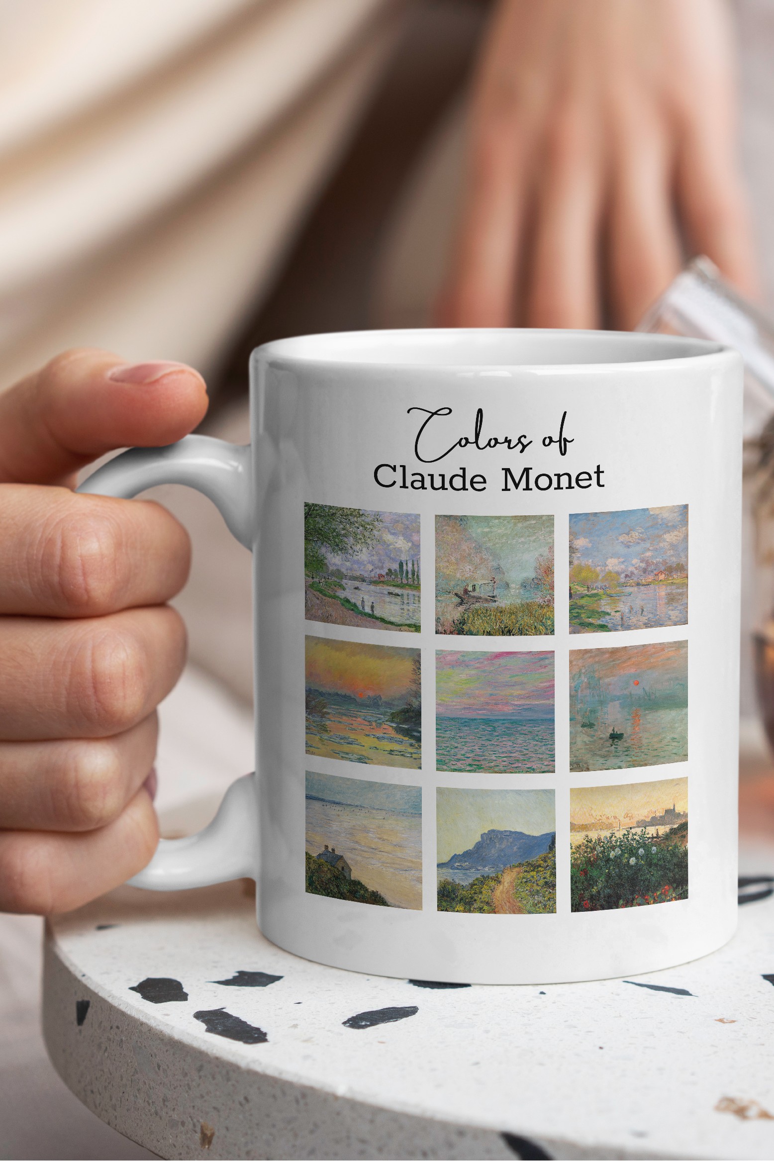 Claude Monet'in Renkleri Kupa Bardak (Colors of Claude Monet)
