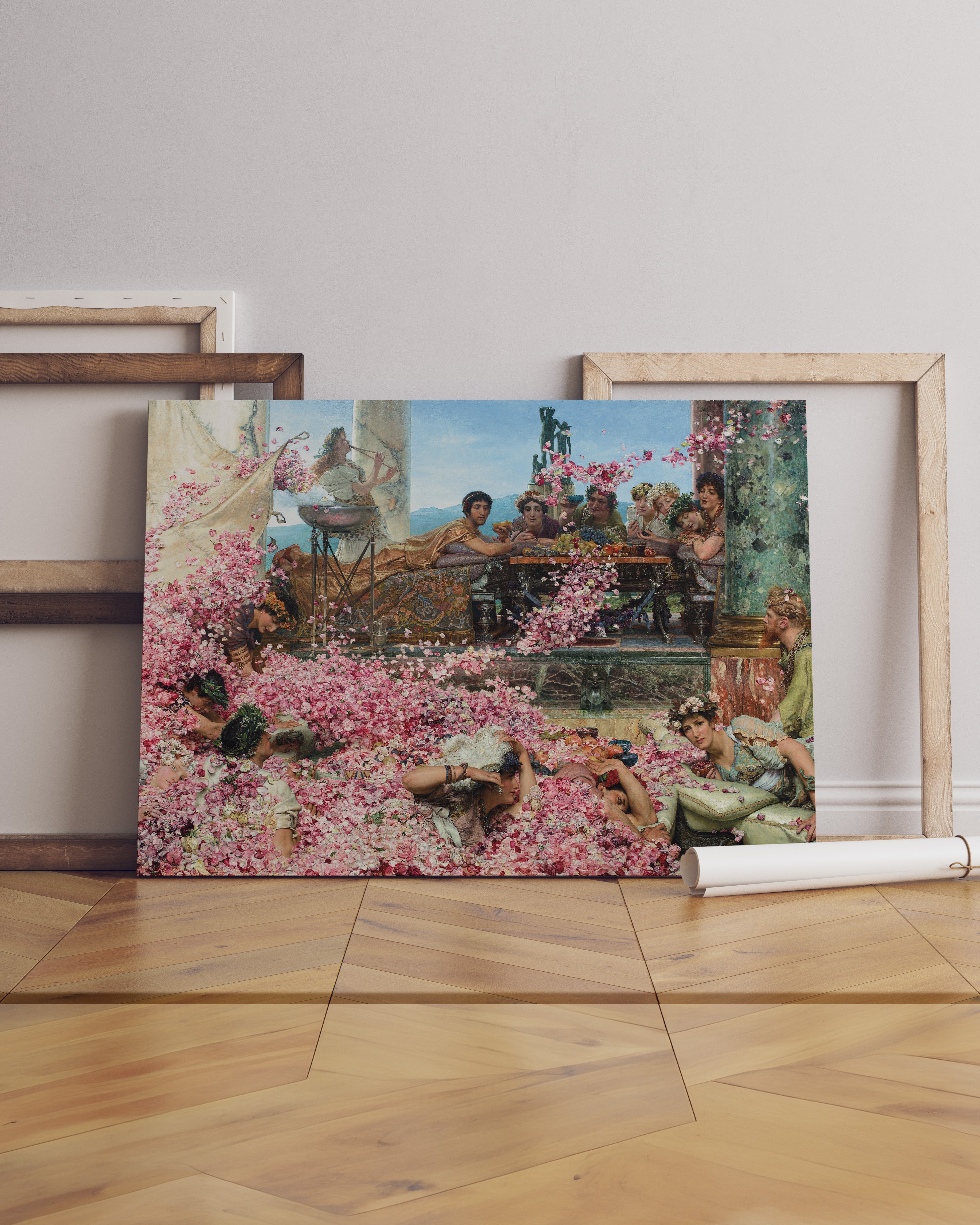 Sir Lawrence Alma Tadema - Elagabalus’un Gülleri Kanvas Tablo