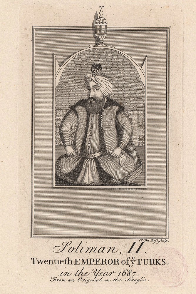 Sultan II. Süleyman Gravür Poster