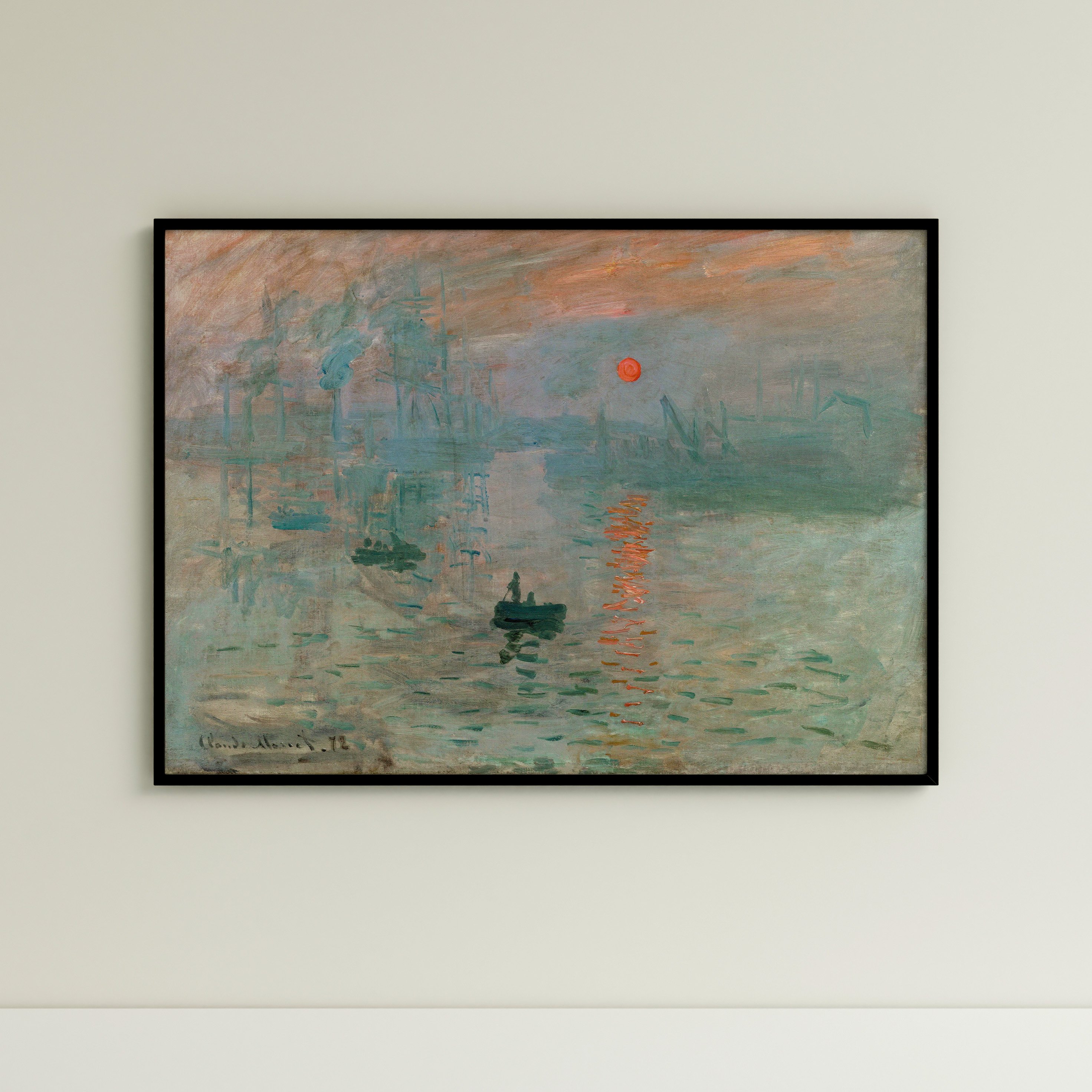 Claude Monet - İzlenim, Gün Doğumu Poster