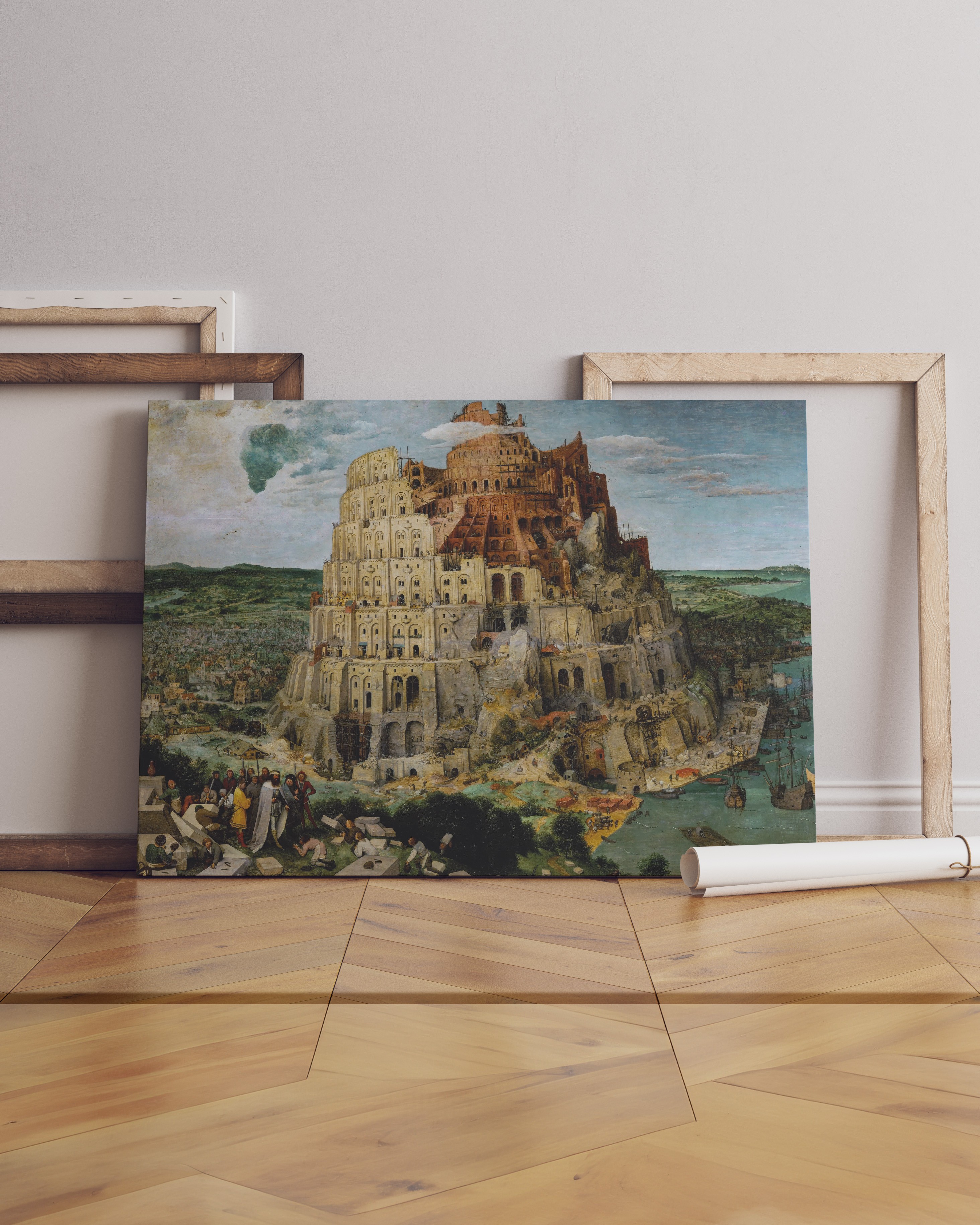 Babil Kulesi Kanvas Tablo (The Tower of Babel) - Pieter Brueghel