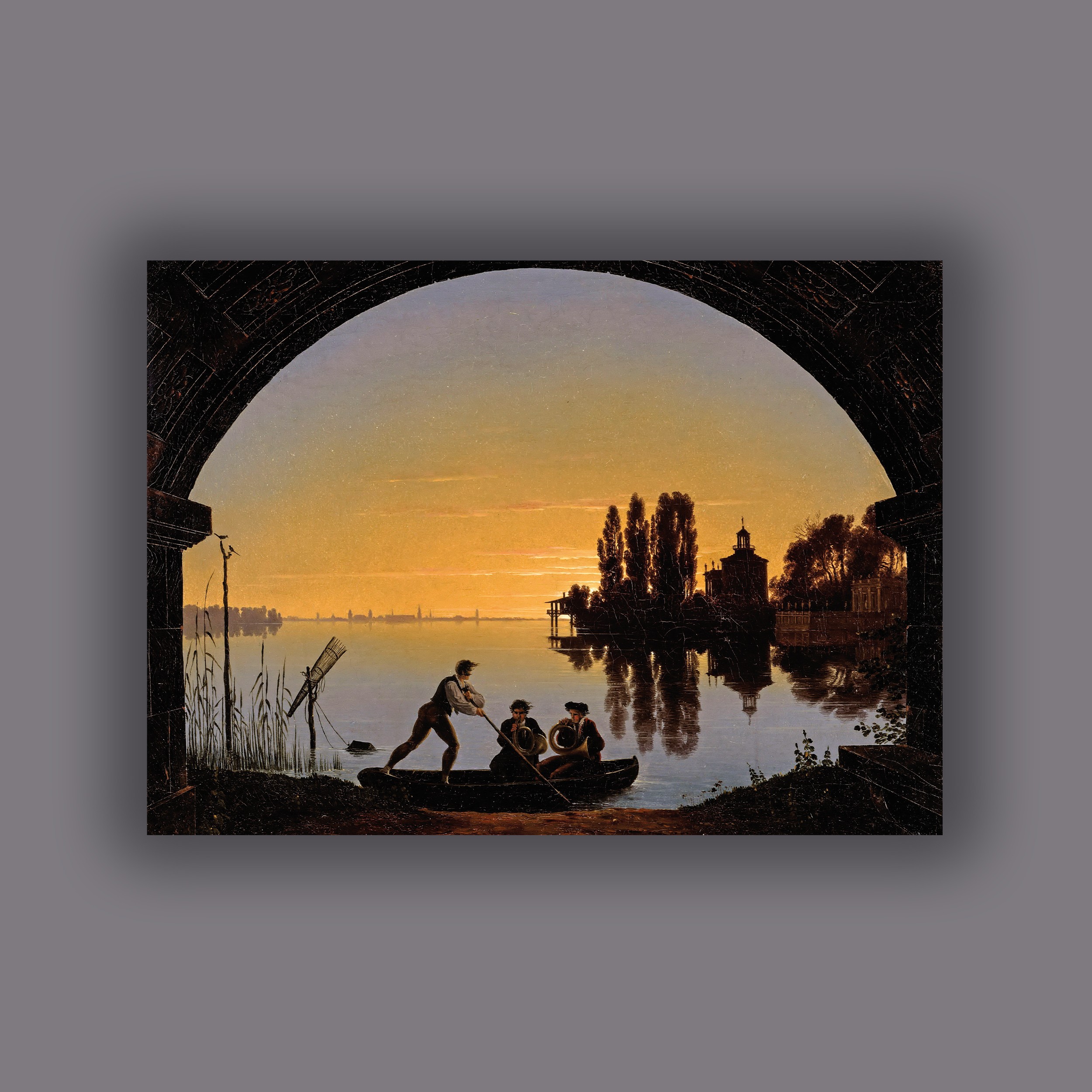 Karl Friedrich Schinkel - Stralau Yakınındaki Kıyılar Posteri