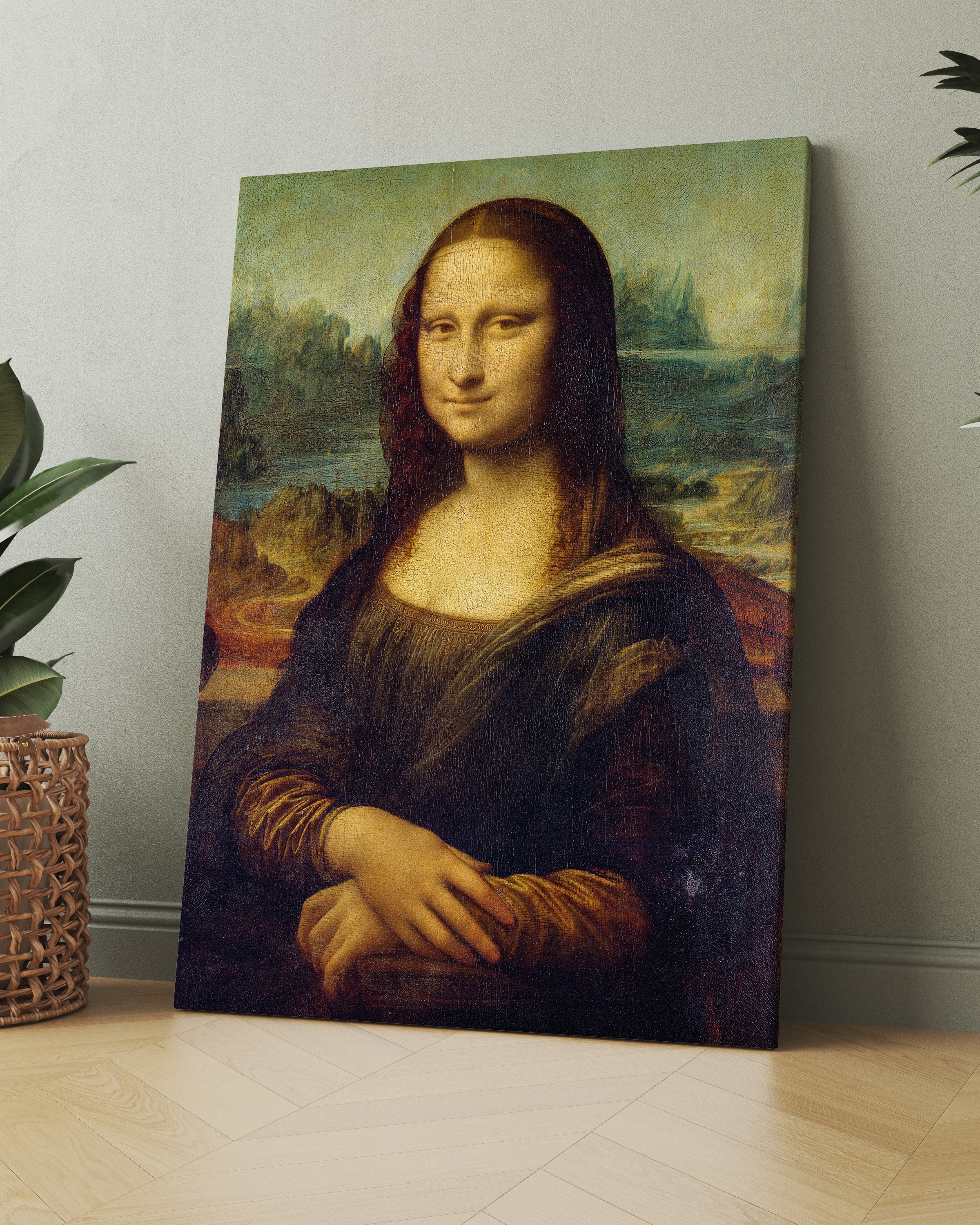 Leonardo da Vinci - Mona Lisa Kanvas Tablo