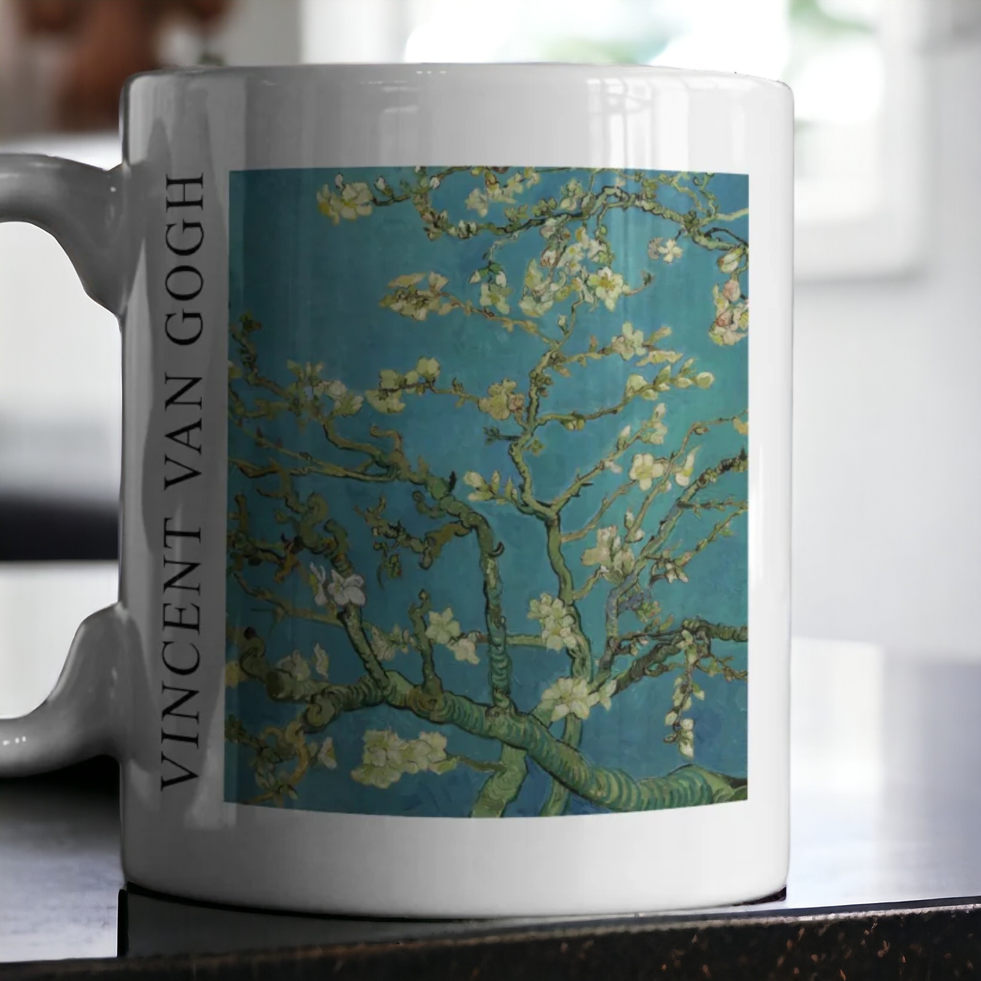 Vincent van Gogh - Çiçek Açan Badem Ağacı (Almond Blossom) Kupa Bardak