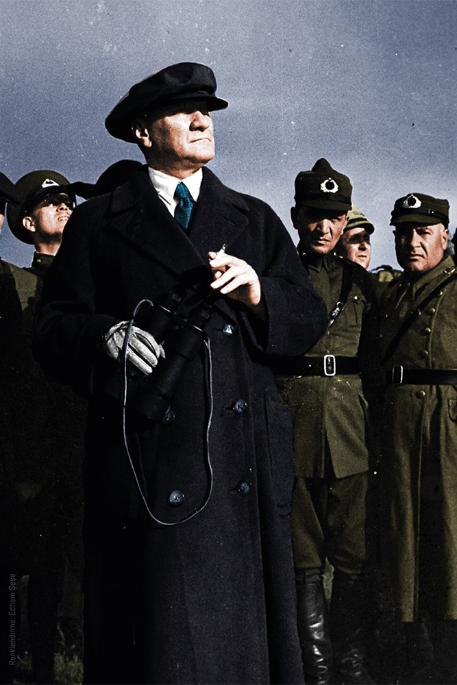 Mustafa Kemal Atatürk Renklendirme Poster