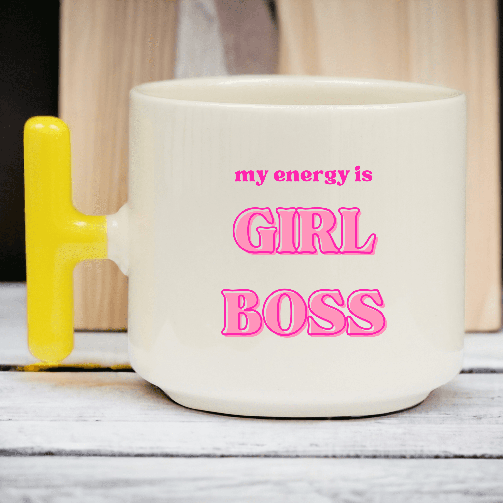 ''Girl Boss Energy'' - T Kulplu Kupa Bardak