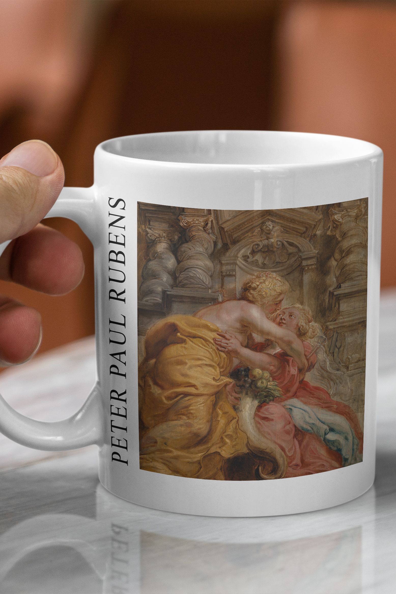 Peter Paul Rubens - Bereketi Kucaklayan Barış Kupa Bardak