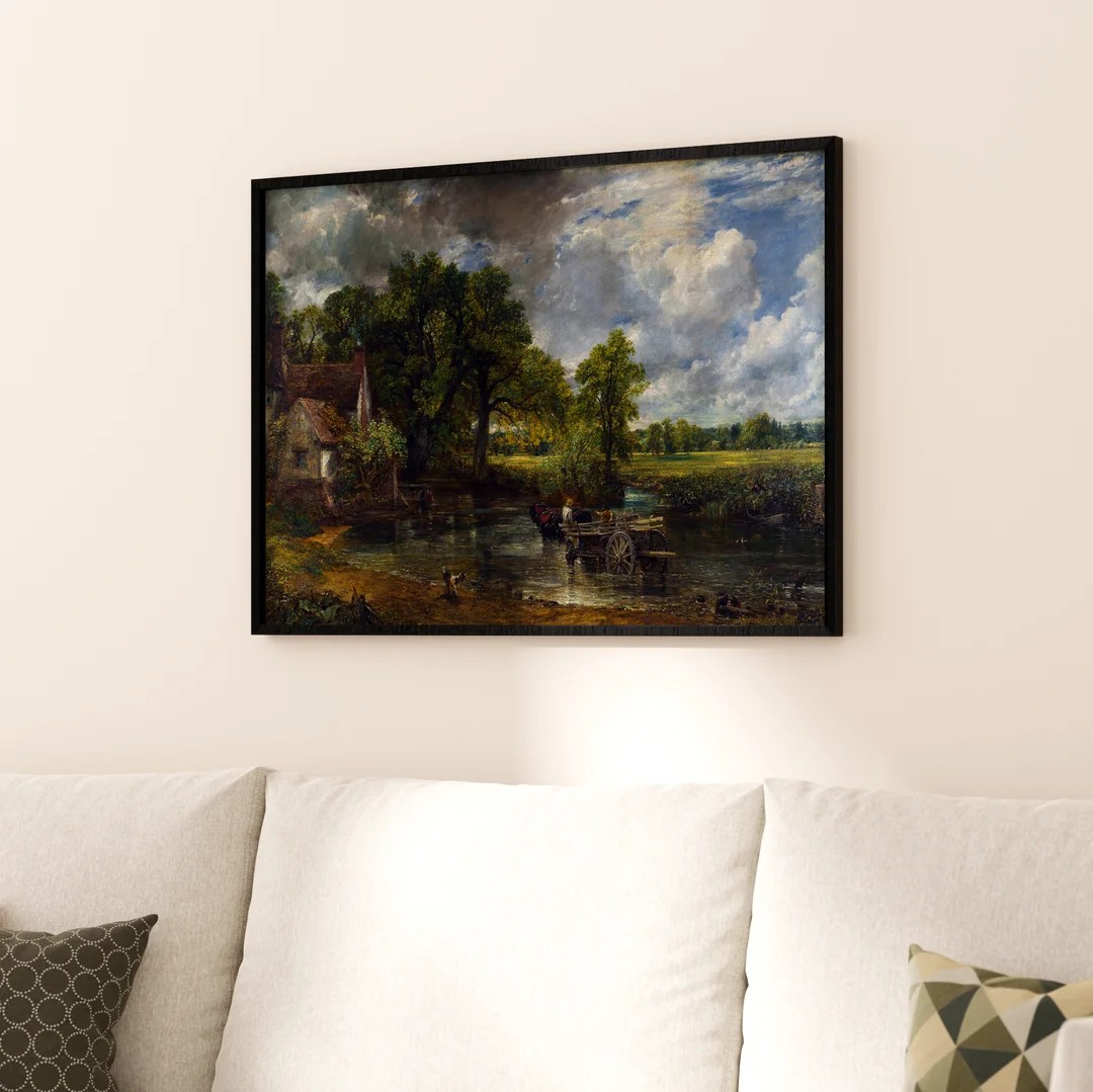John Constable - Saman Arabası Poster