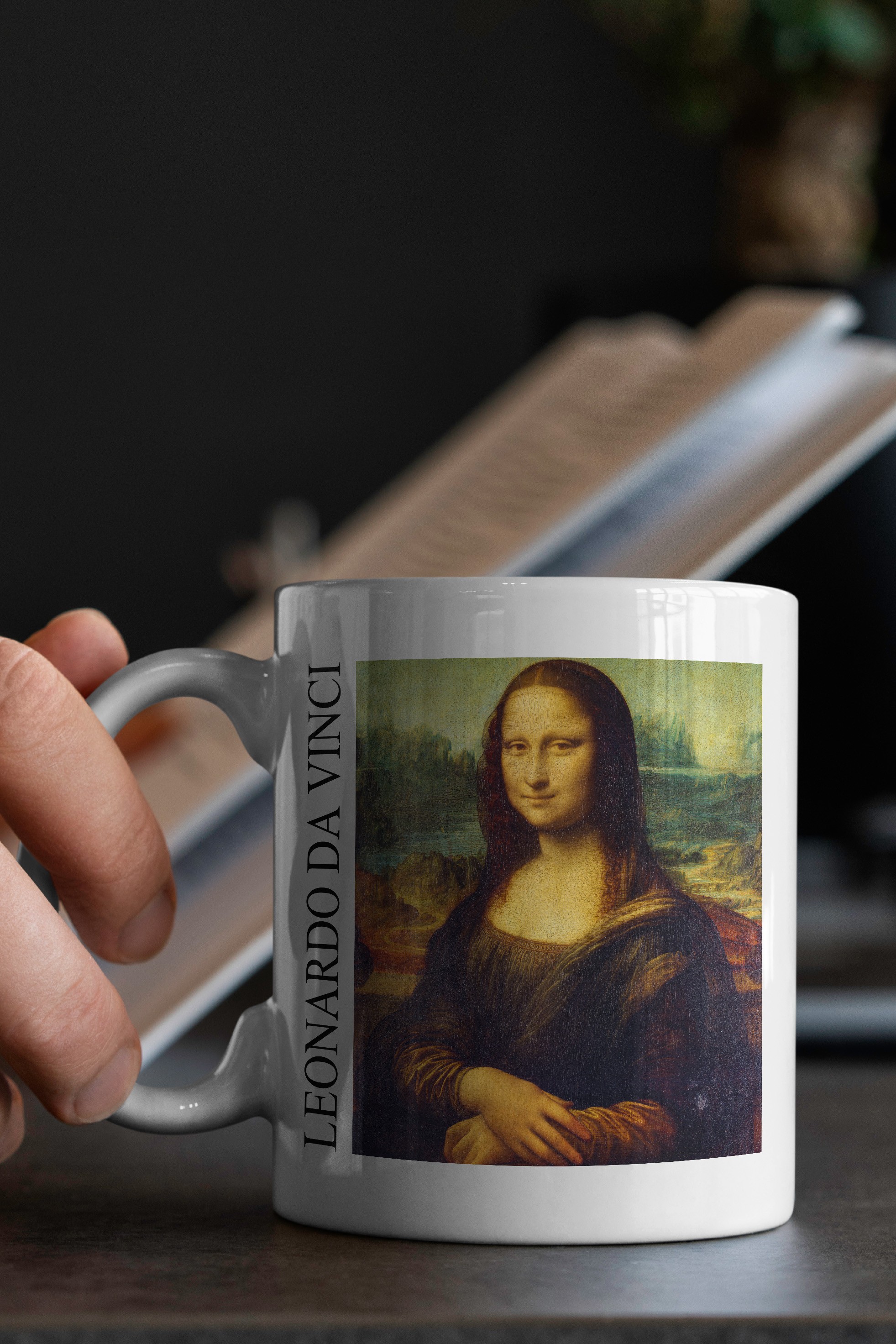 Leonardo da Vinci - Mona Lisa Kupa Bardak