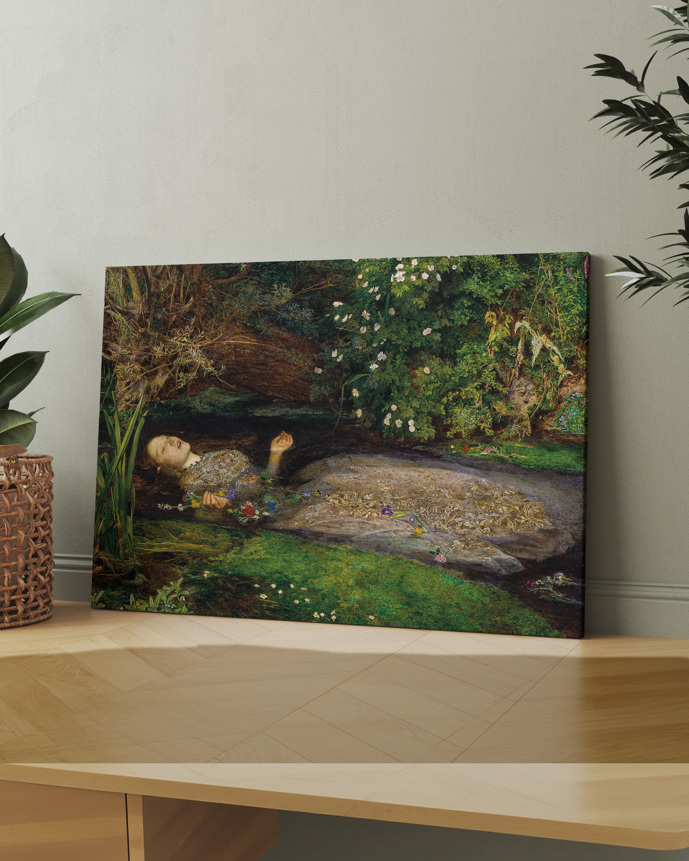 John Everett Millais - Ophelia Kanvas Tablo