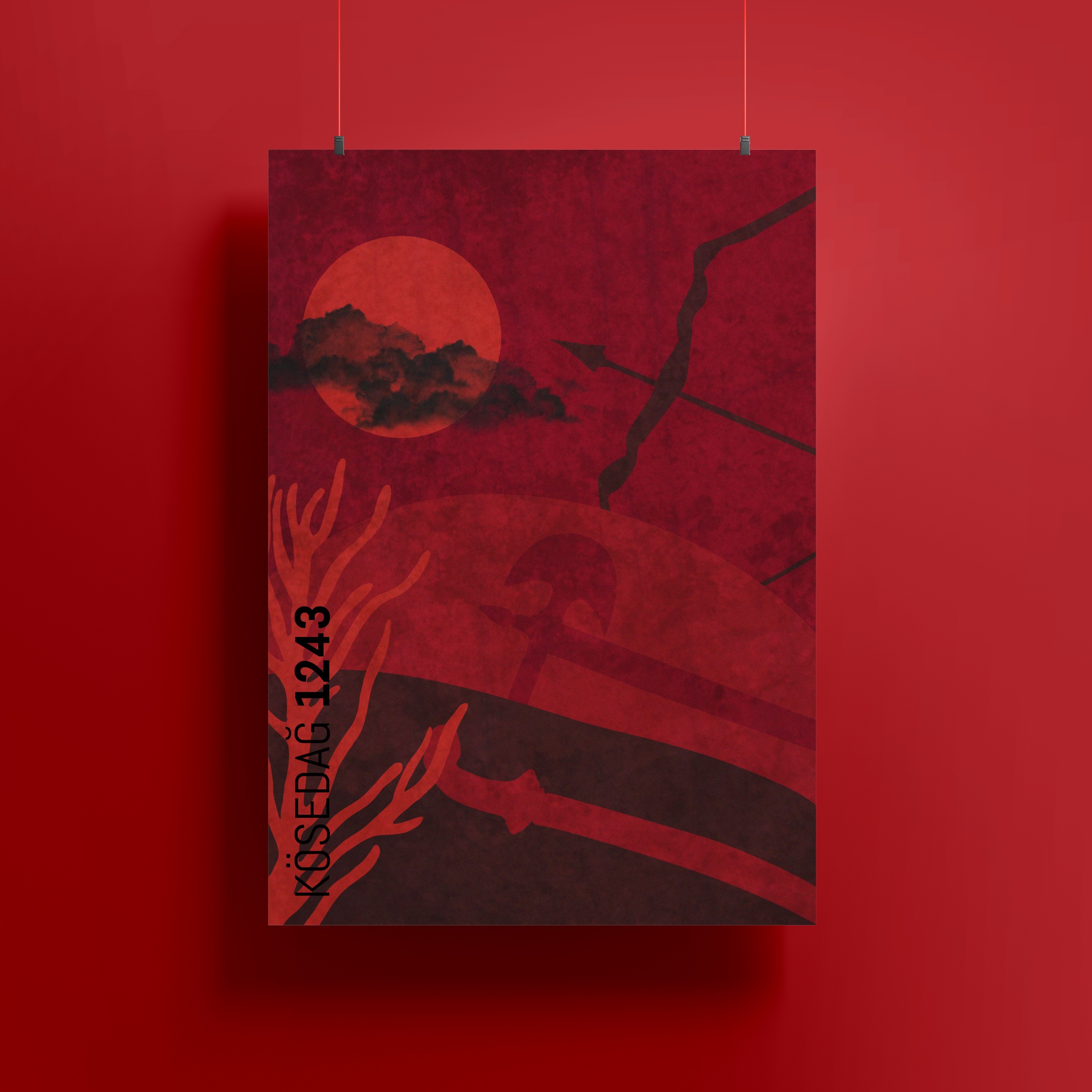 Kösedağ Muharebesi Minimal Poster