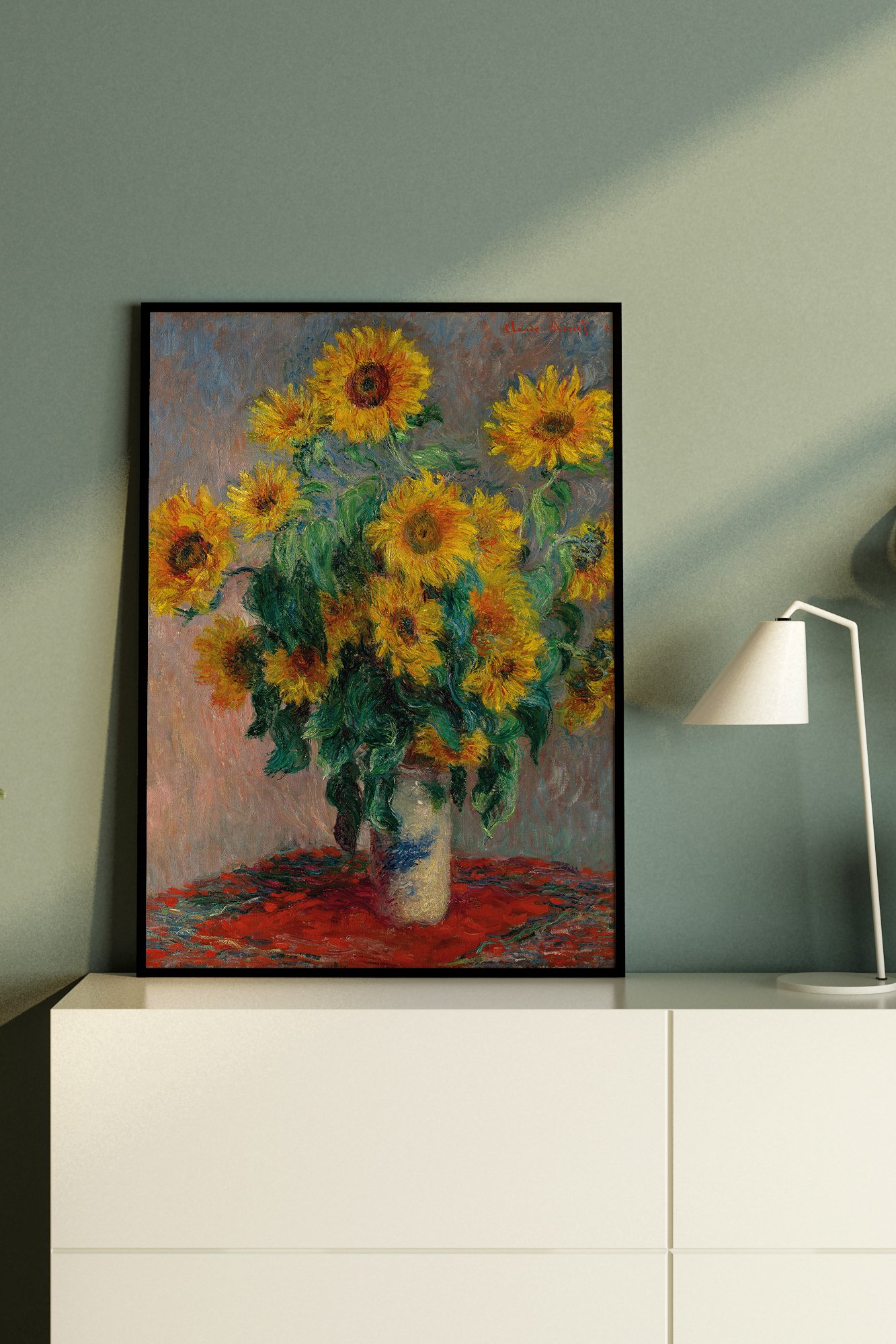 Claude Monet - Ayçiçeği Buketi Poster