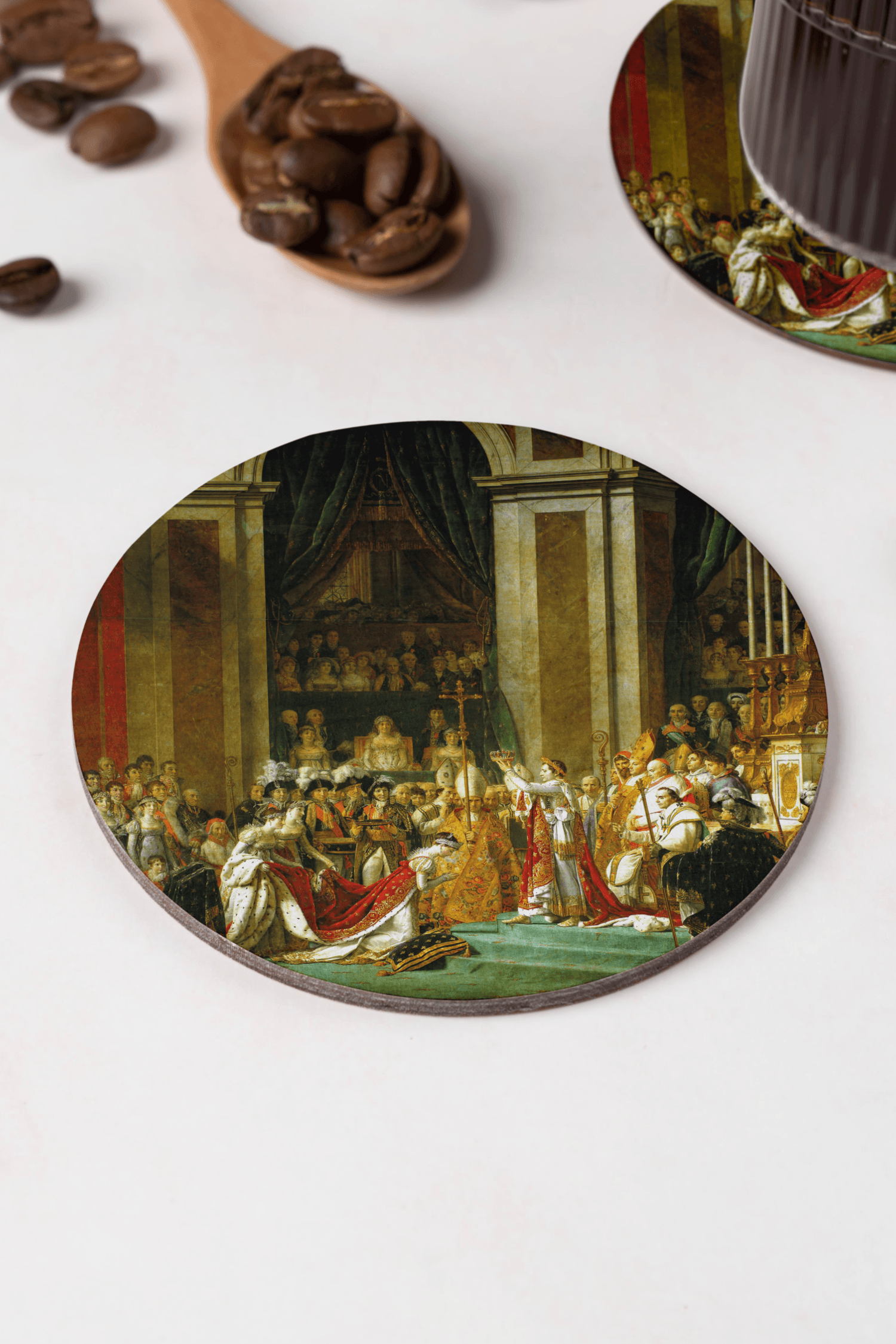 Jacques Louis David - Napolyon'un Taç Giyme Töreni Bardak Altlığı