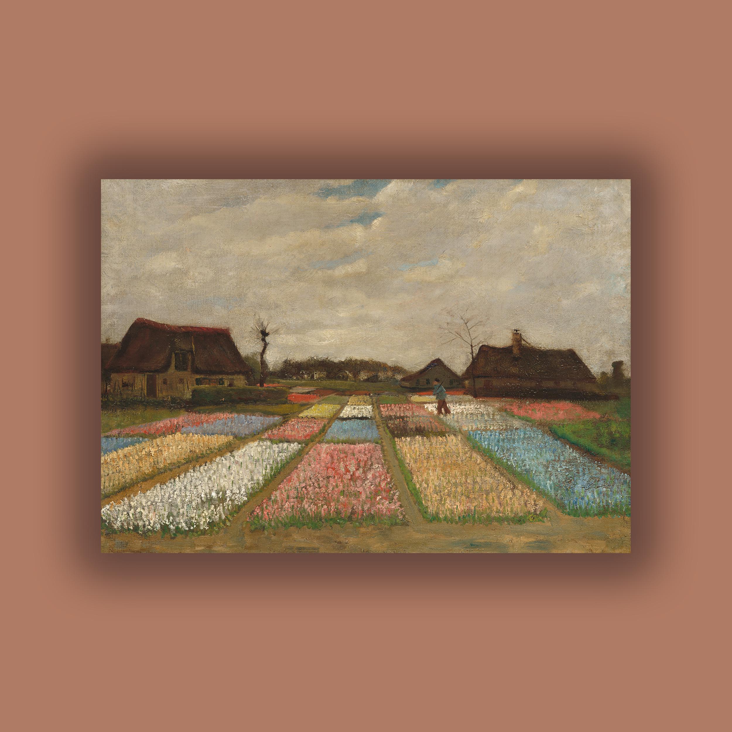 Vincent van Gogh - Lale Tarlaları Poster