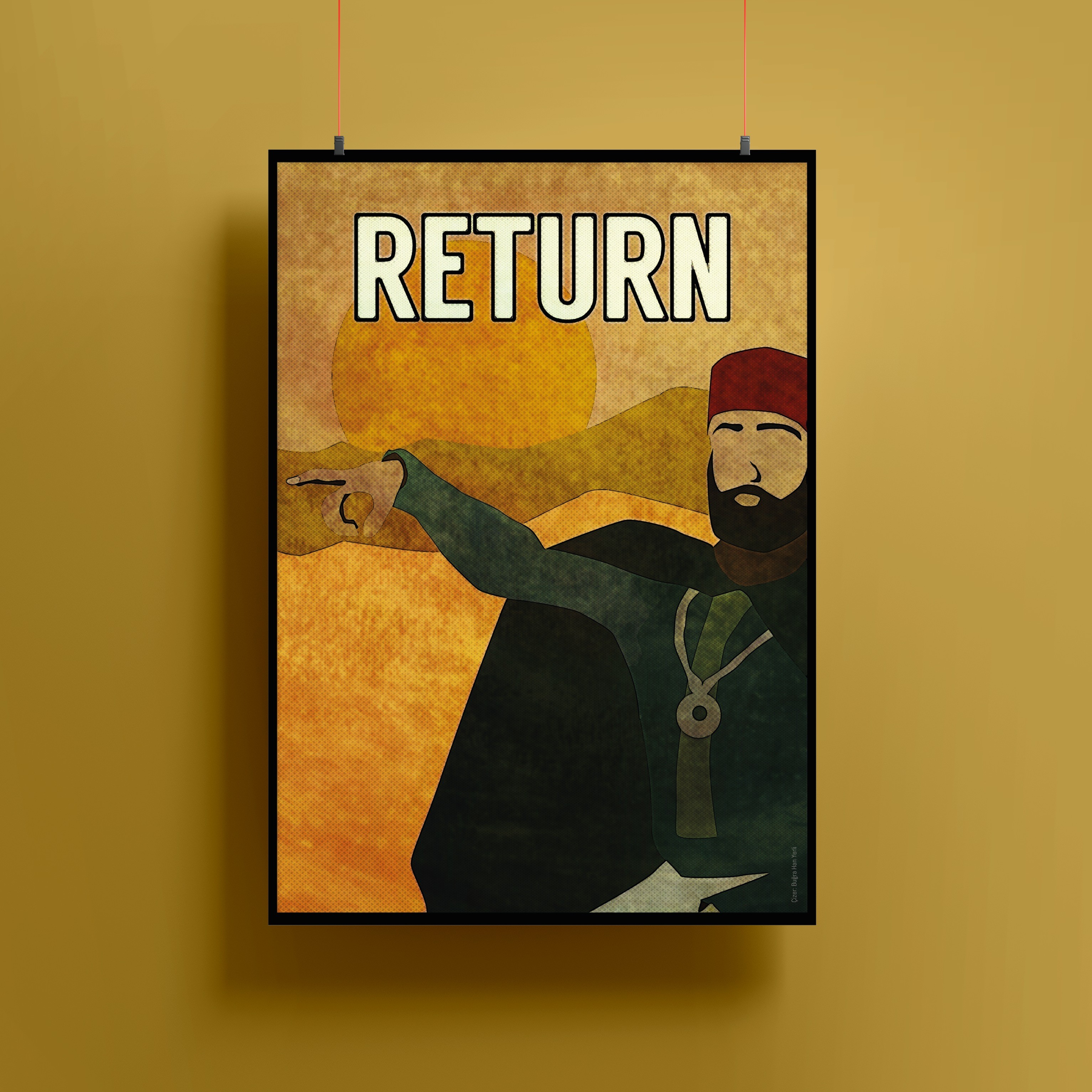 Sultan II. Mahmud Propaganda Posteri