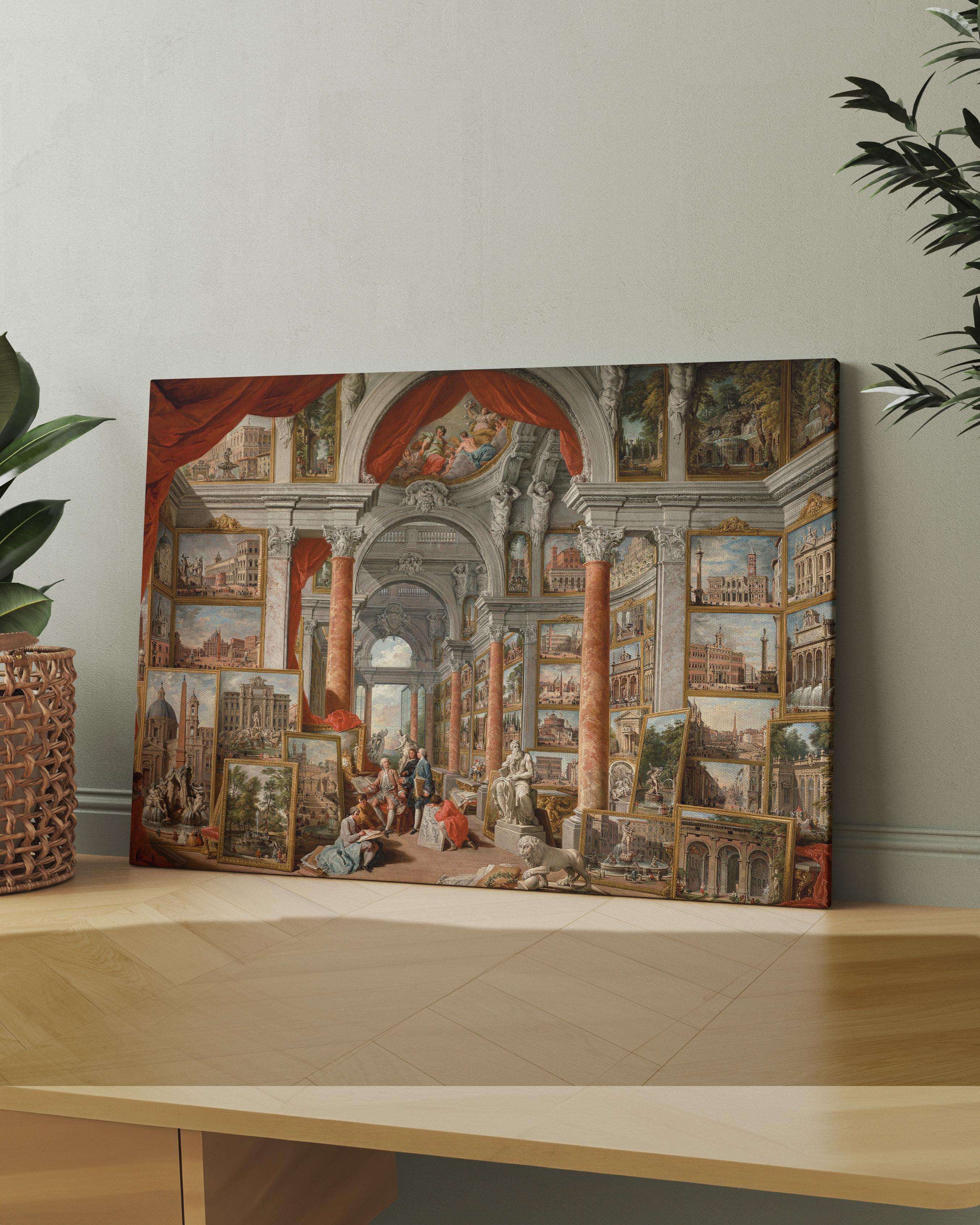 Giovanni Paolo Panini - Modern Roma Kanvas Tablo