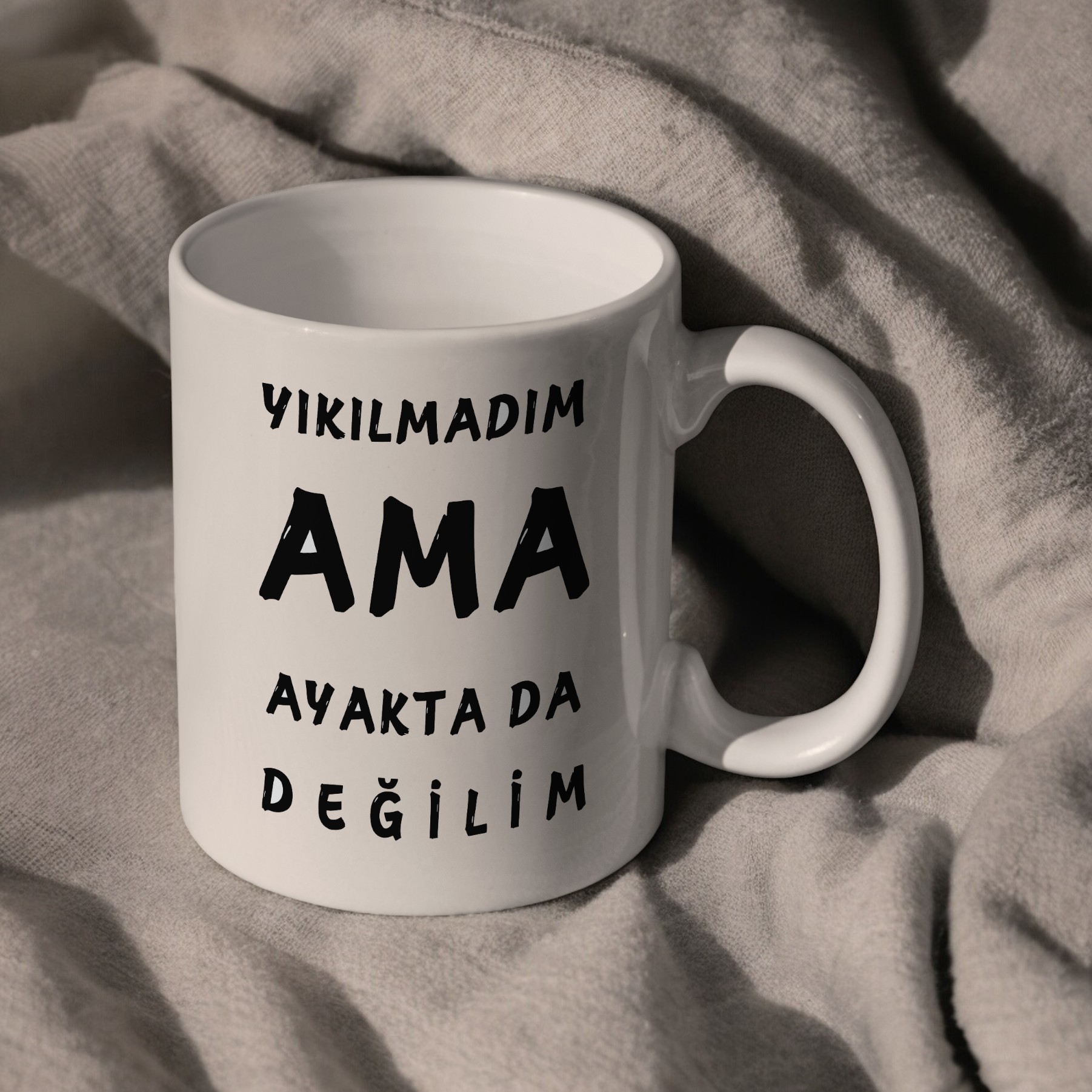 ''Yıkılmadım Ama'' Kupa Bardak