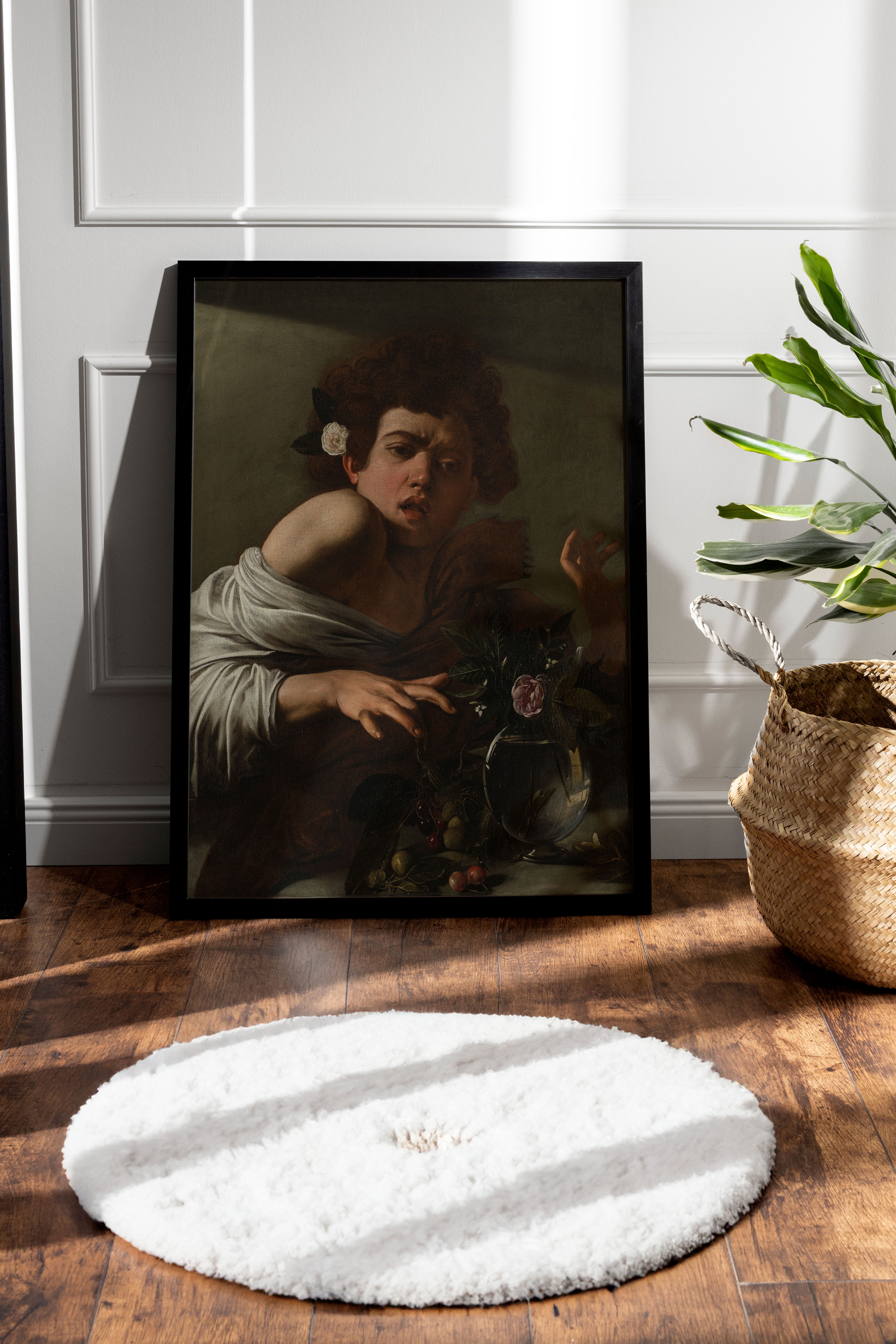 Caravaggio - Kertenkele Tarafından Isırılan Çocuk Poster