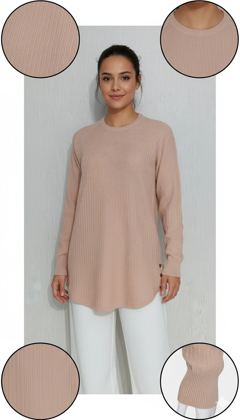 Spor Kesim Triko Kazak