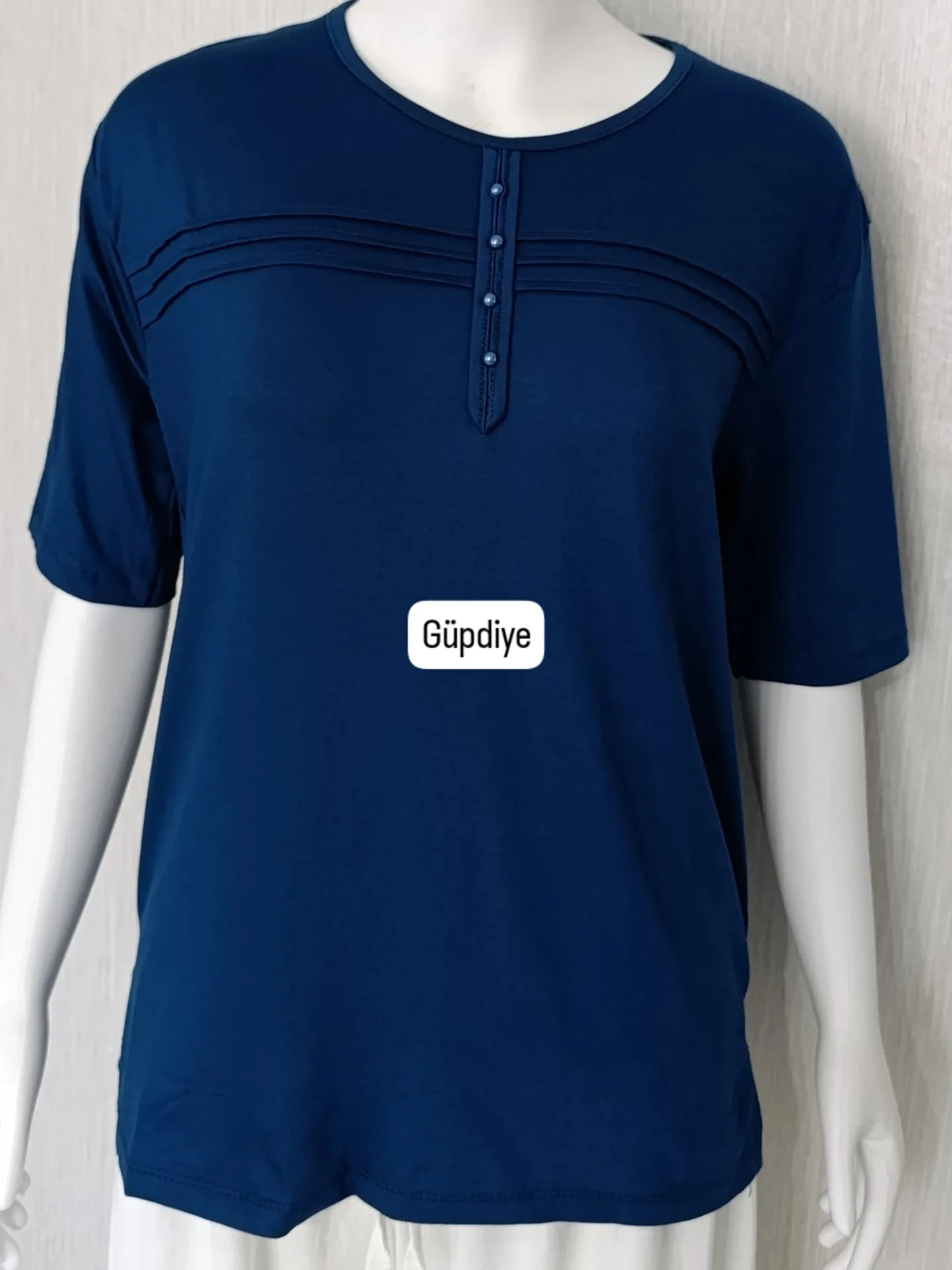 Kısa Kol Klasik Bluz