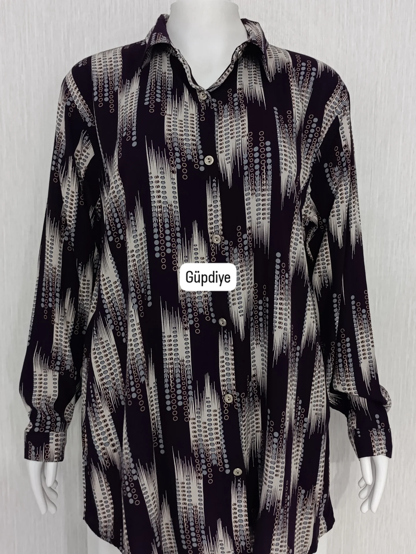 Rahat Kesim Gömlek - Mor