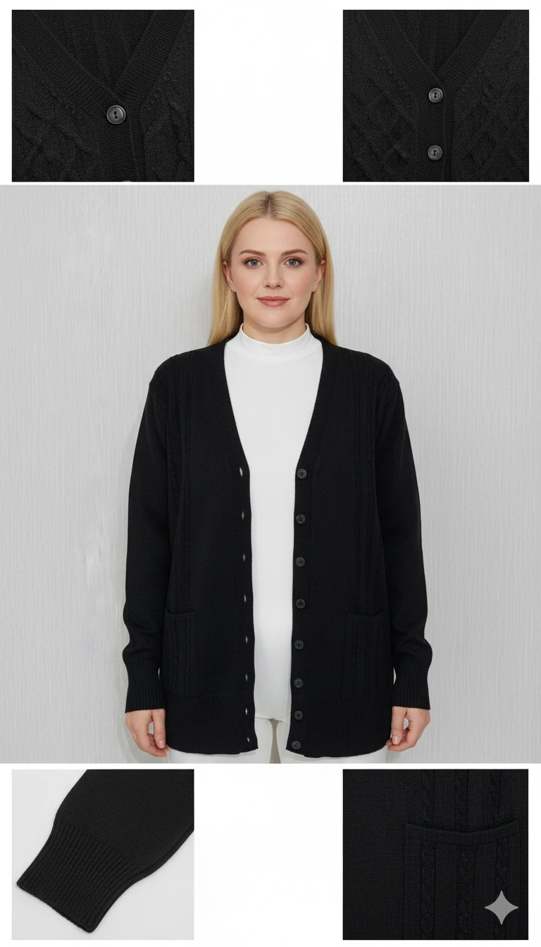 Spor Hırka | Yumuşak Triko Z5