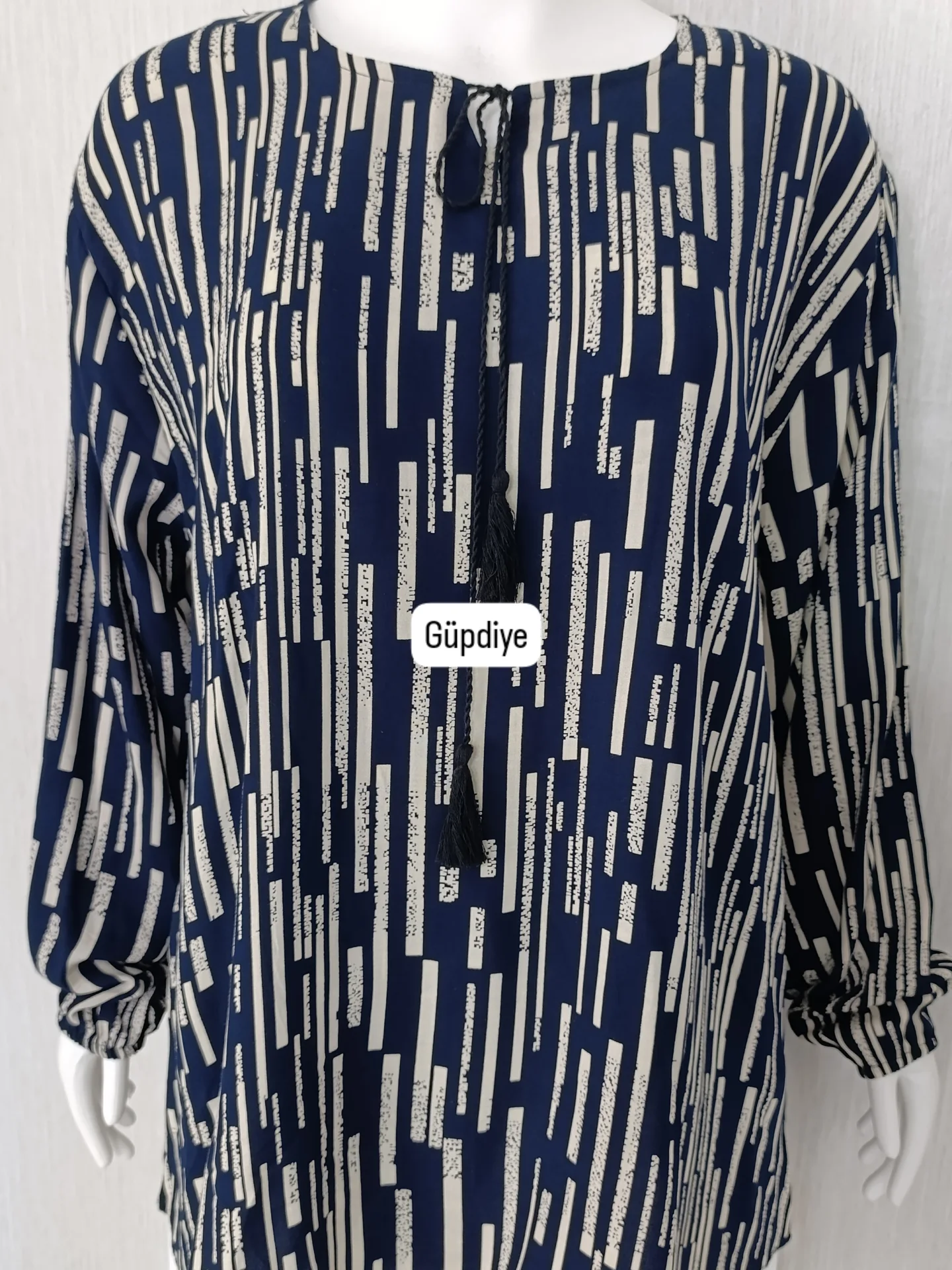 Rahat Kesim Bluz Çizgili