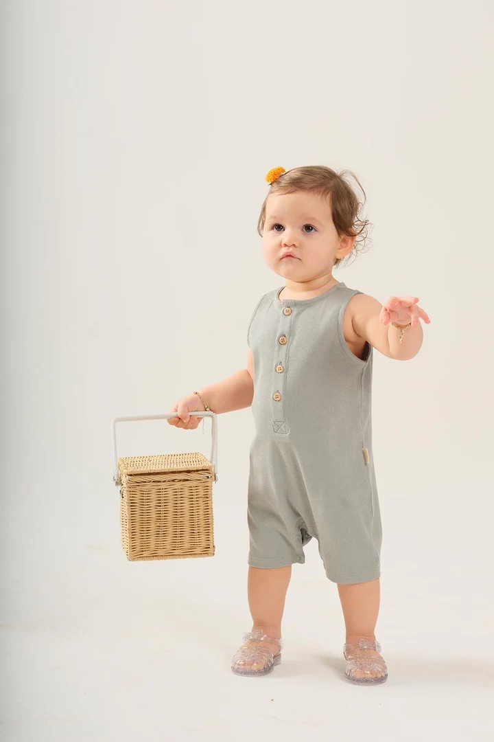Worker Fitilli Bebek Tulum Mint