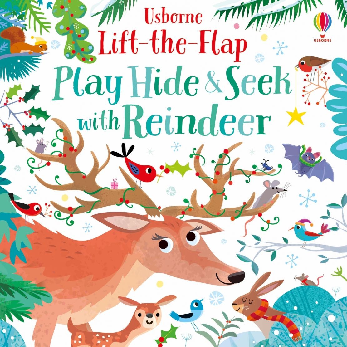 lift the flap play hide&seek with reindeer