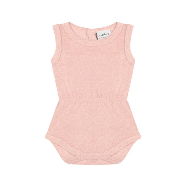 Toz Pembe Lastikli Body