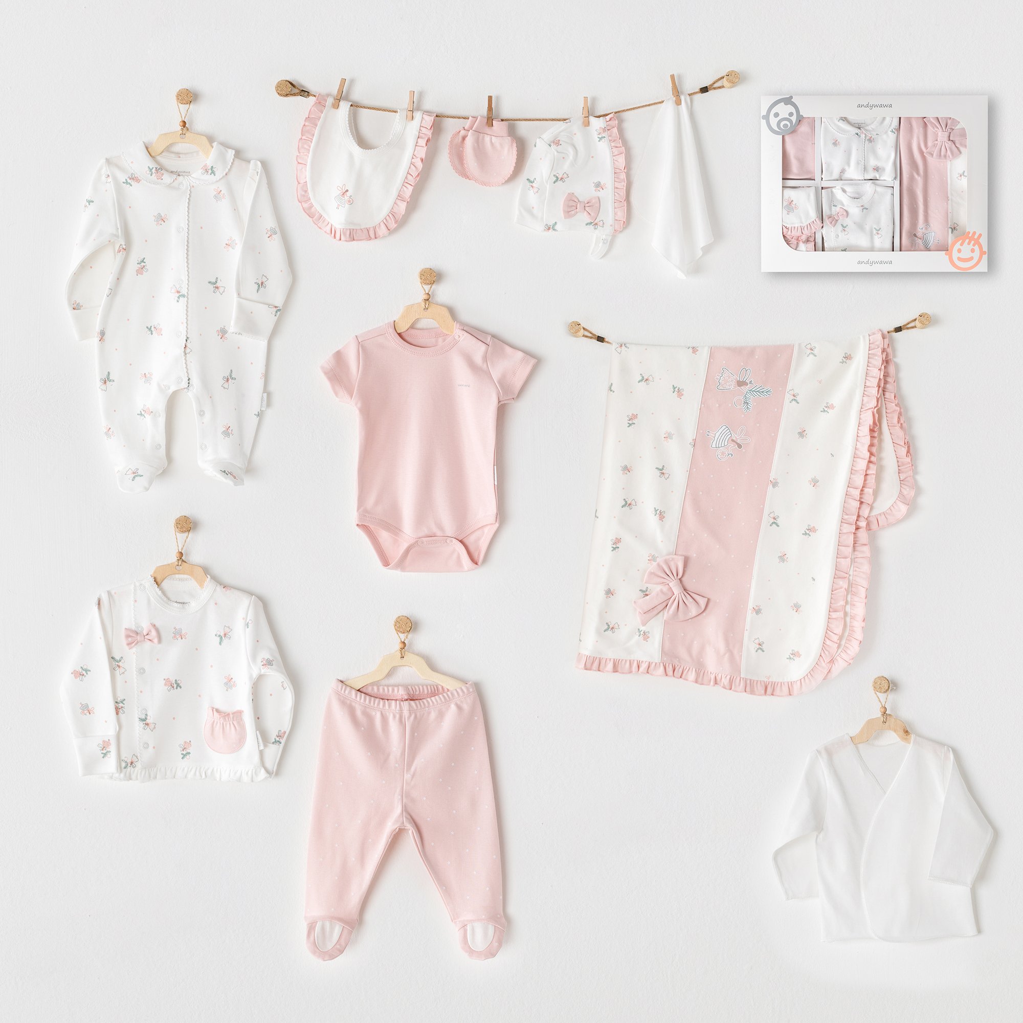 BEBEK HASTANE ÇIKIŞI 10 PCS NEWBORN SET FAIRY