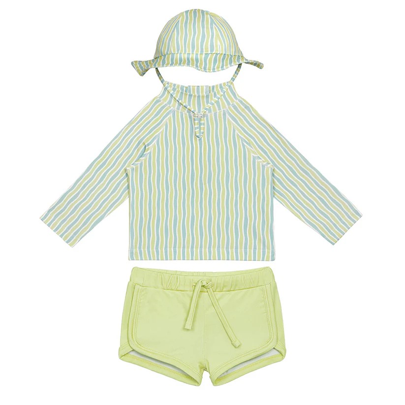 3 Piece Boys Set Yeşil