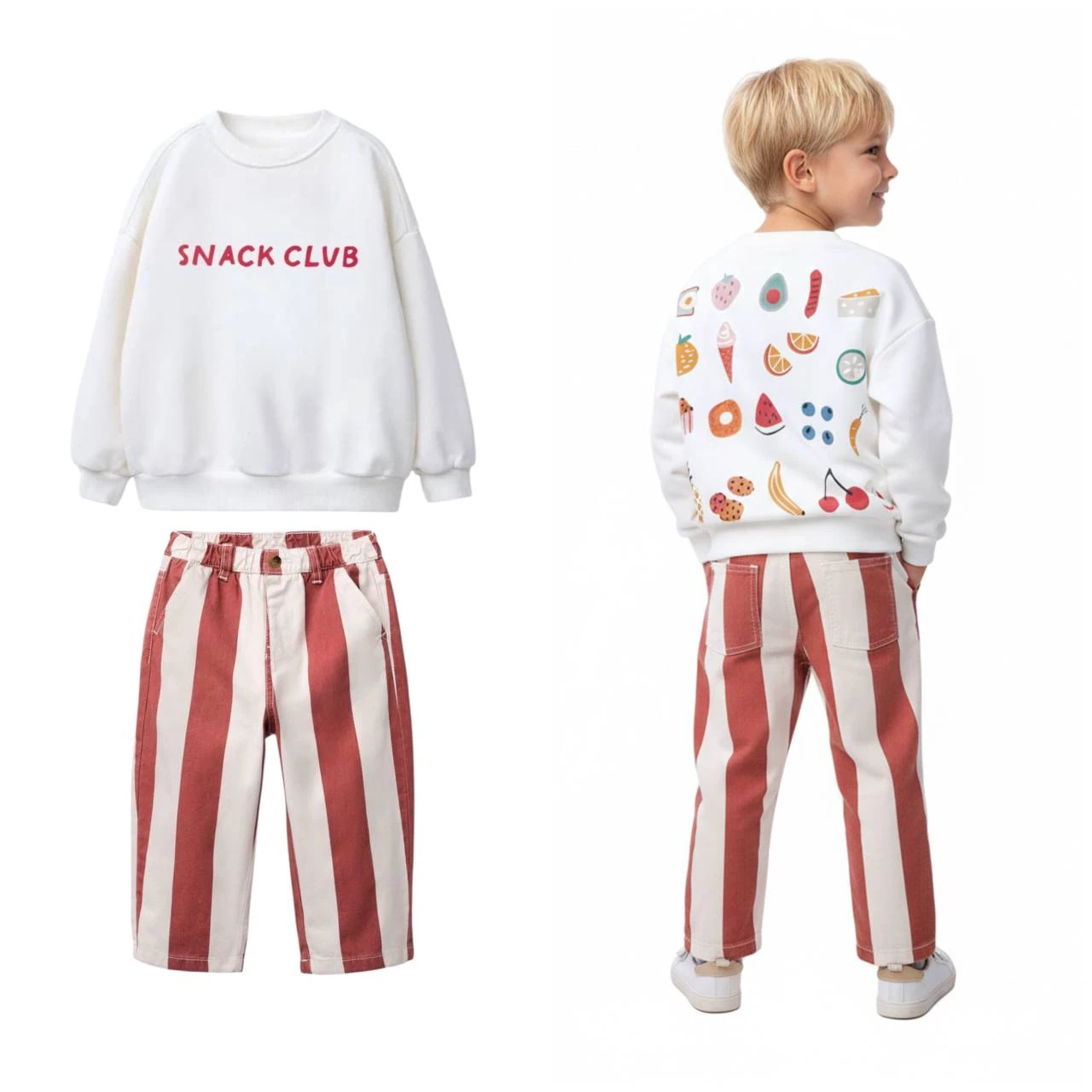 Snack Club Sweat Kanvas Pantolon Takım