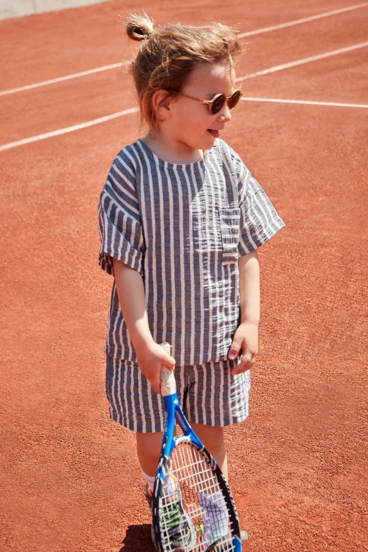 Comfy Müslin Set Lacivert