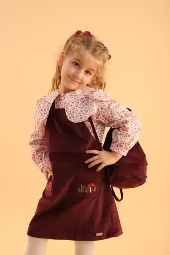 Patique Bordo Kadife Jile