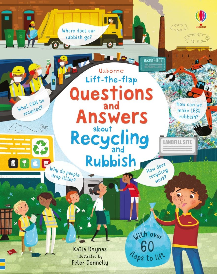 lift the flap quesitons and answers about recycling and rubbish