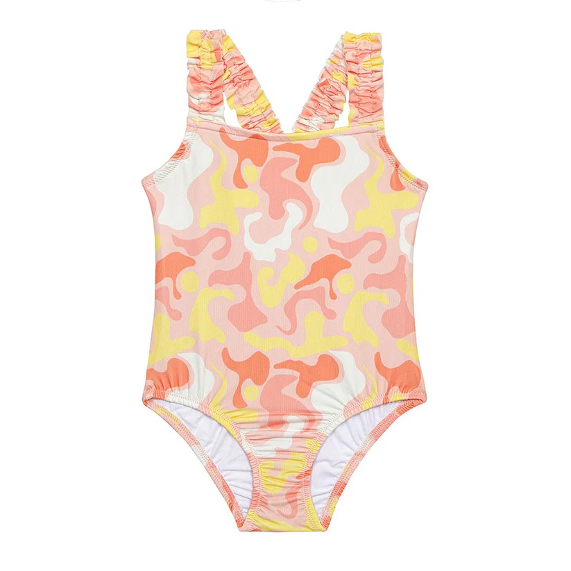 Smocked Swimsuit Sunset