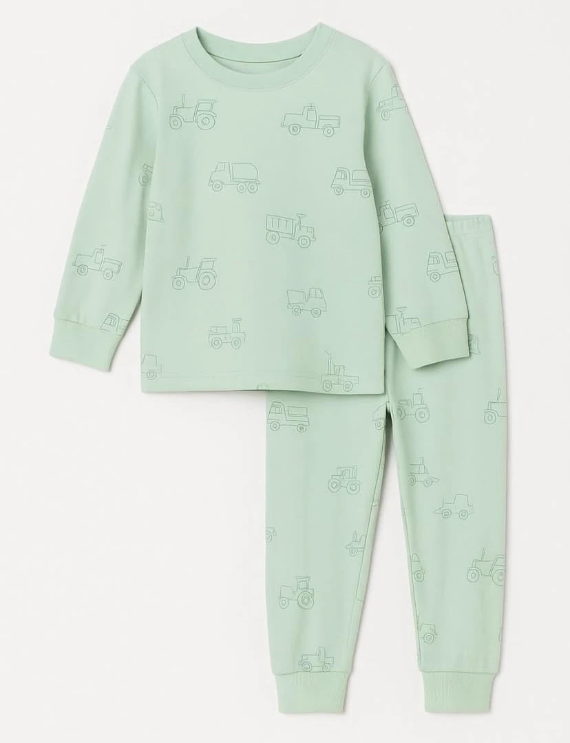 Littlelune Pijama Takımı Yeşil