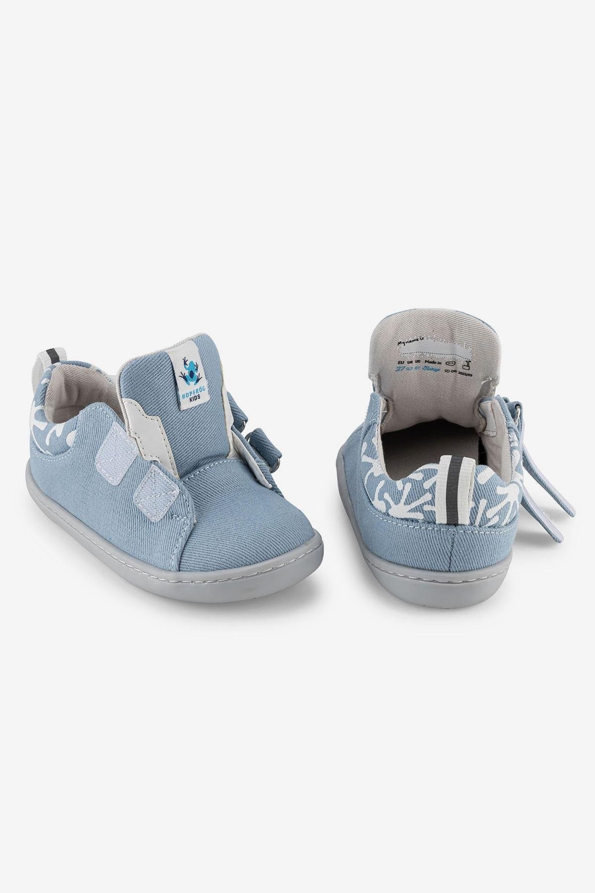 Smart Walker Recycled Canvas Eco Açık Mavi Barefoot Çocuk Ayakkabı
