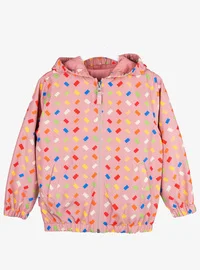 Kız Çocuk Yağmurluk - Fusya - Haribo